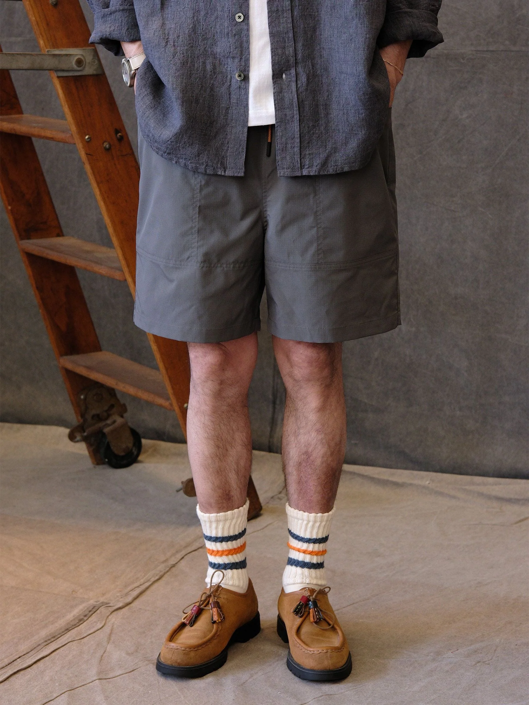 Drawstring Utility Shorts