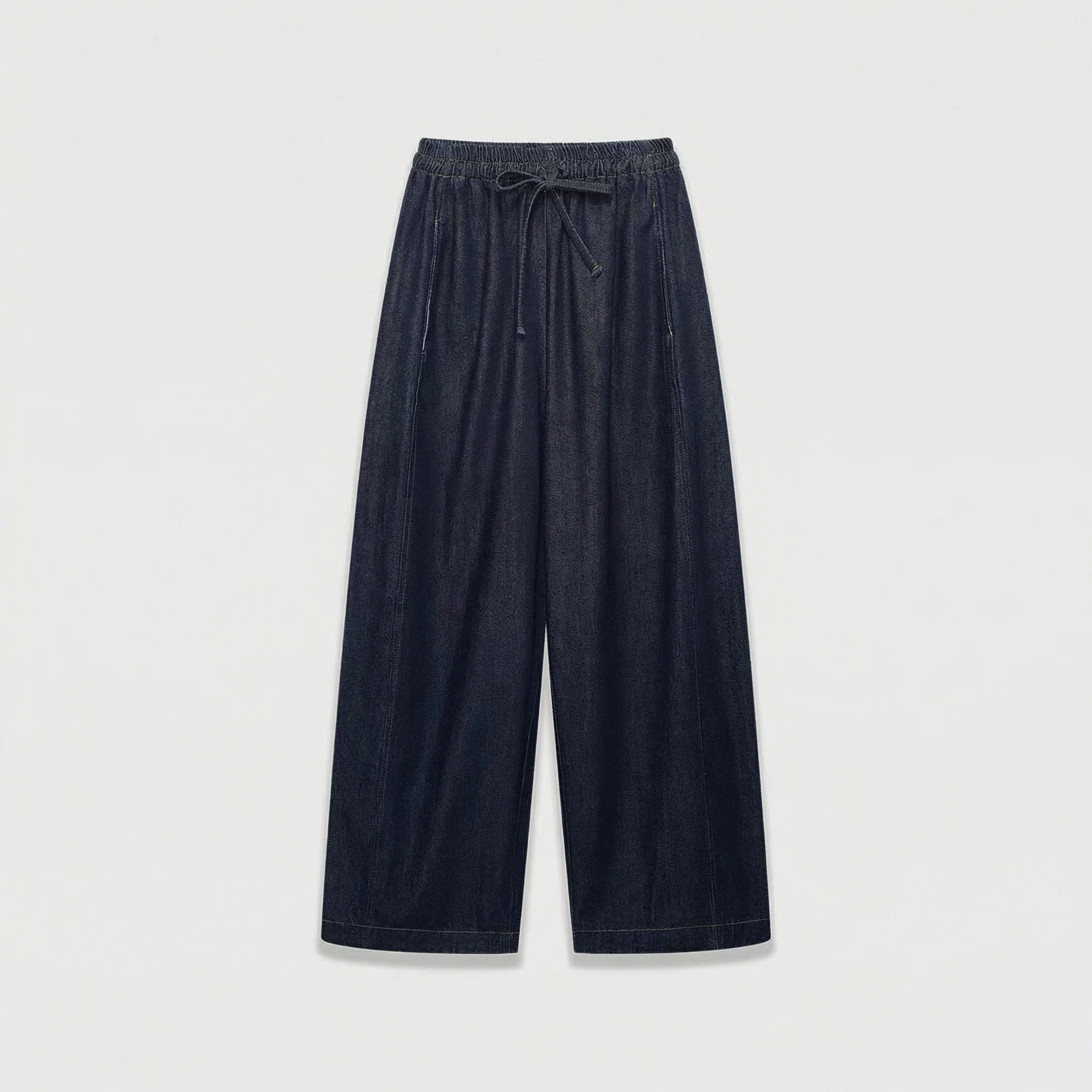 Drawstring Wide-Leg Jeans - Image 7