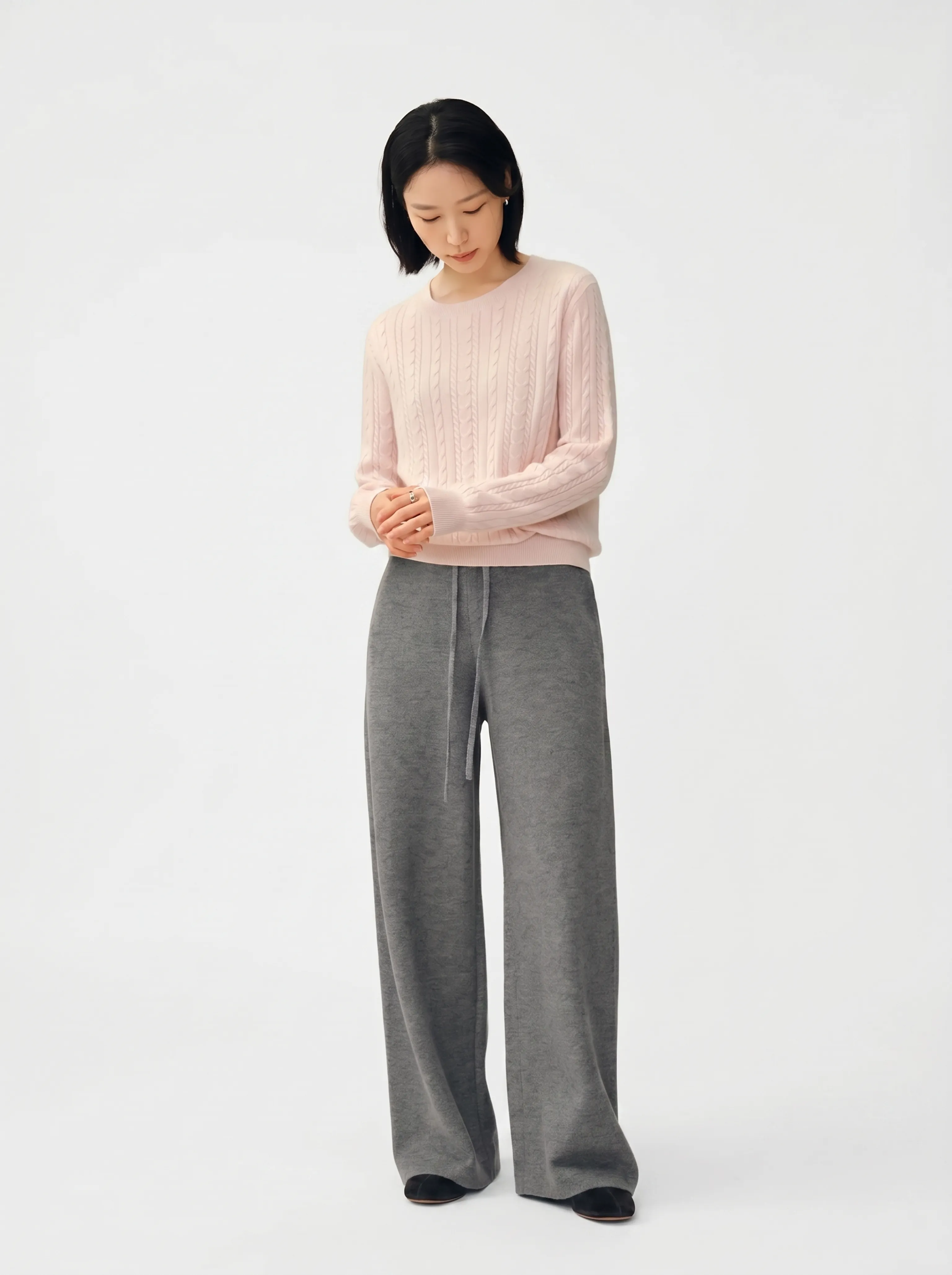 Drawstring Wide-Leg Pants - Image 2