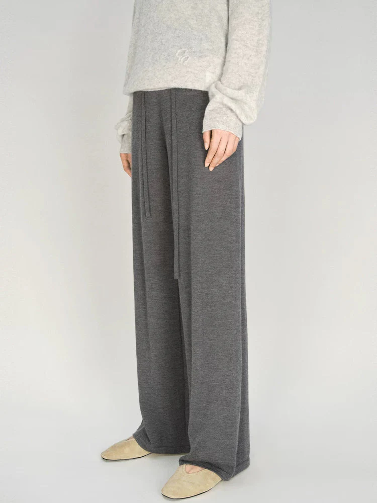 Drawstring Wide-Leg Pants - Image 2