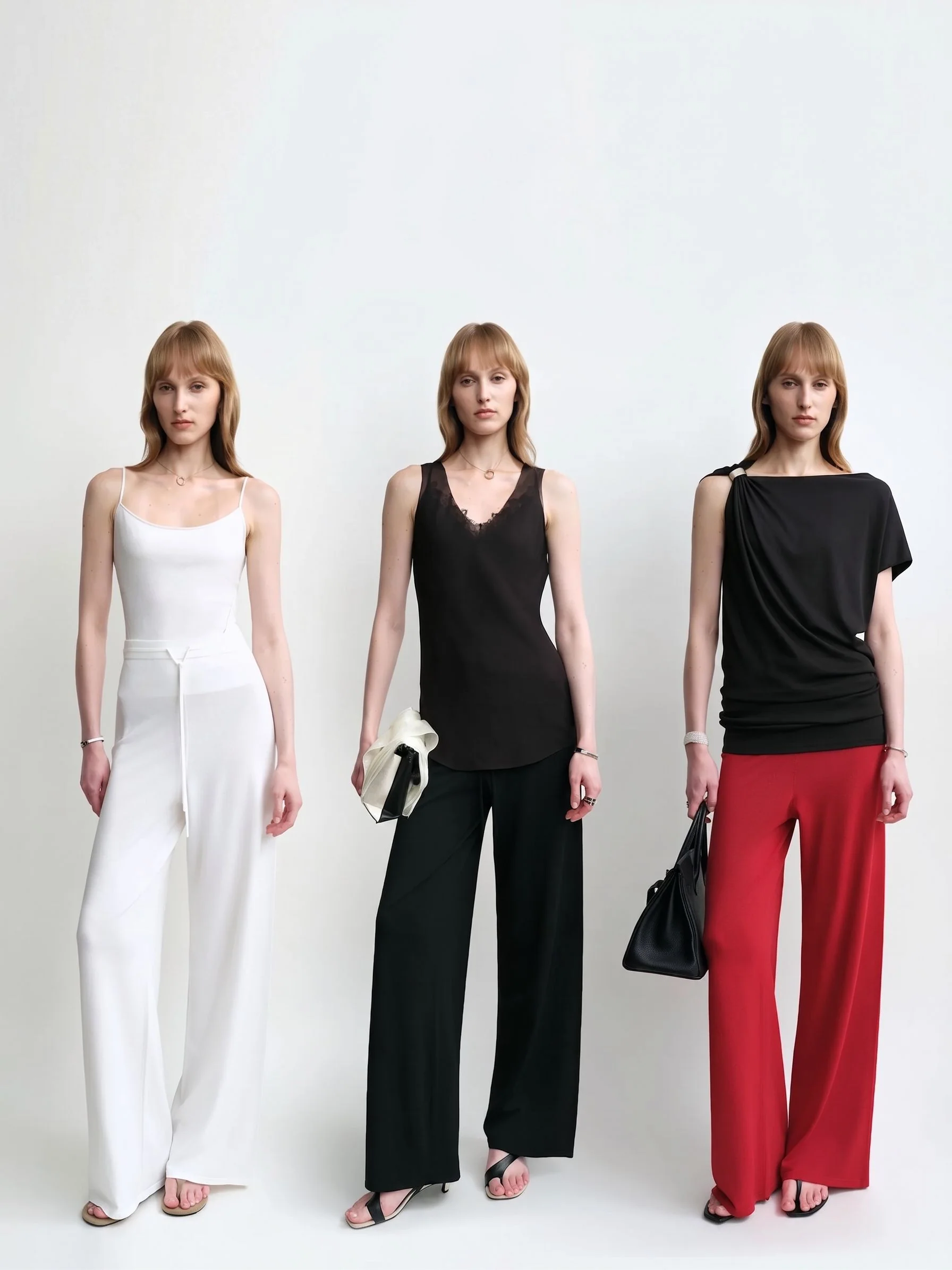 Drawstring Wide-Leg Pants - Image 2