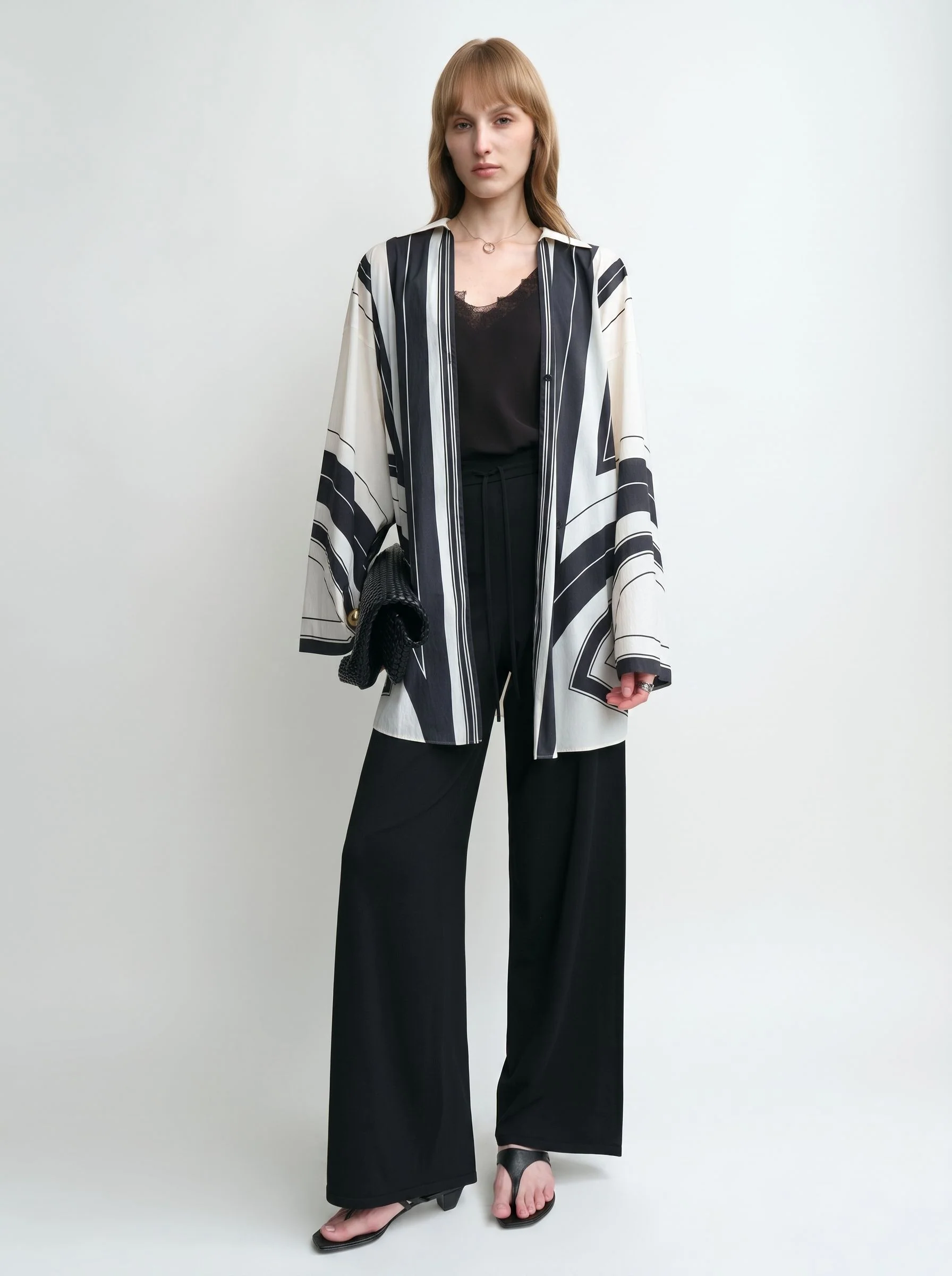 Drawstring Wide-Leg Pants - Image 4