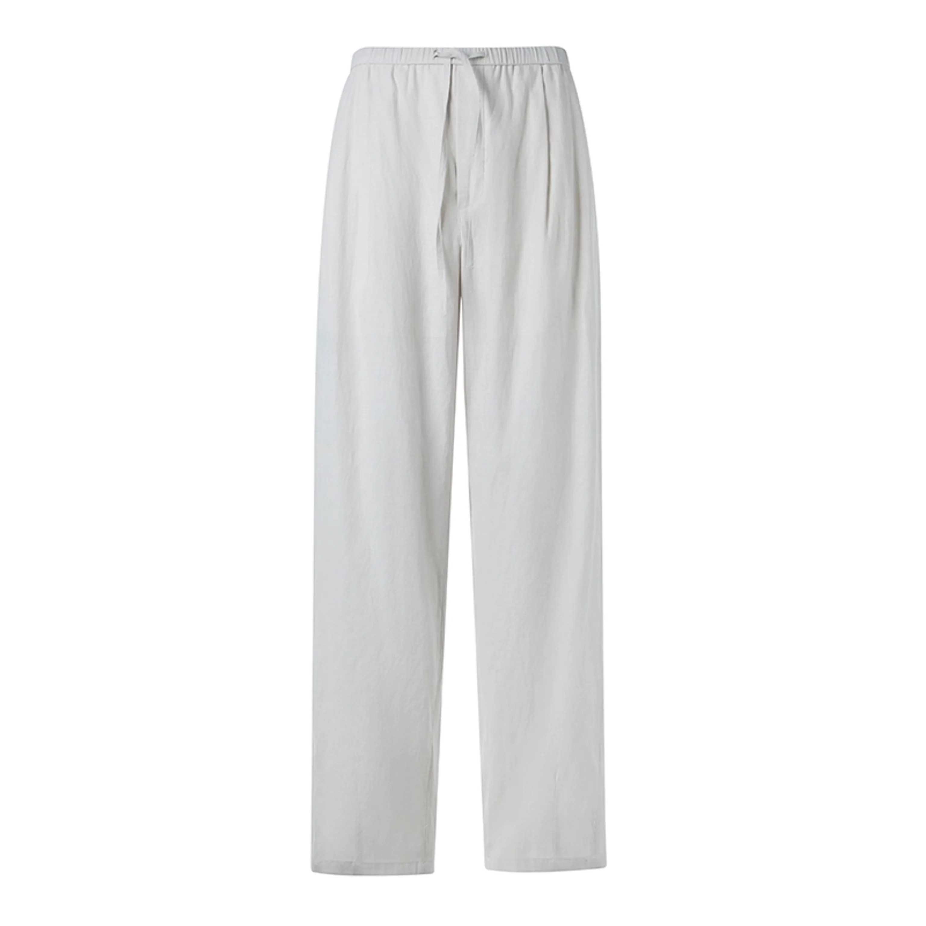 Drawstring Wide-Leg Trousers - Image 4