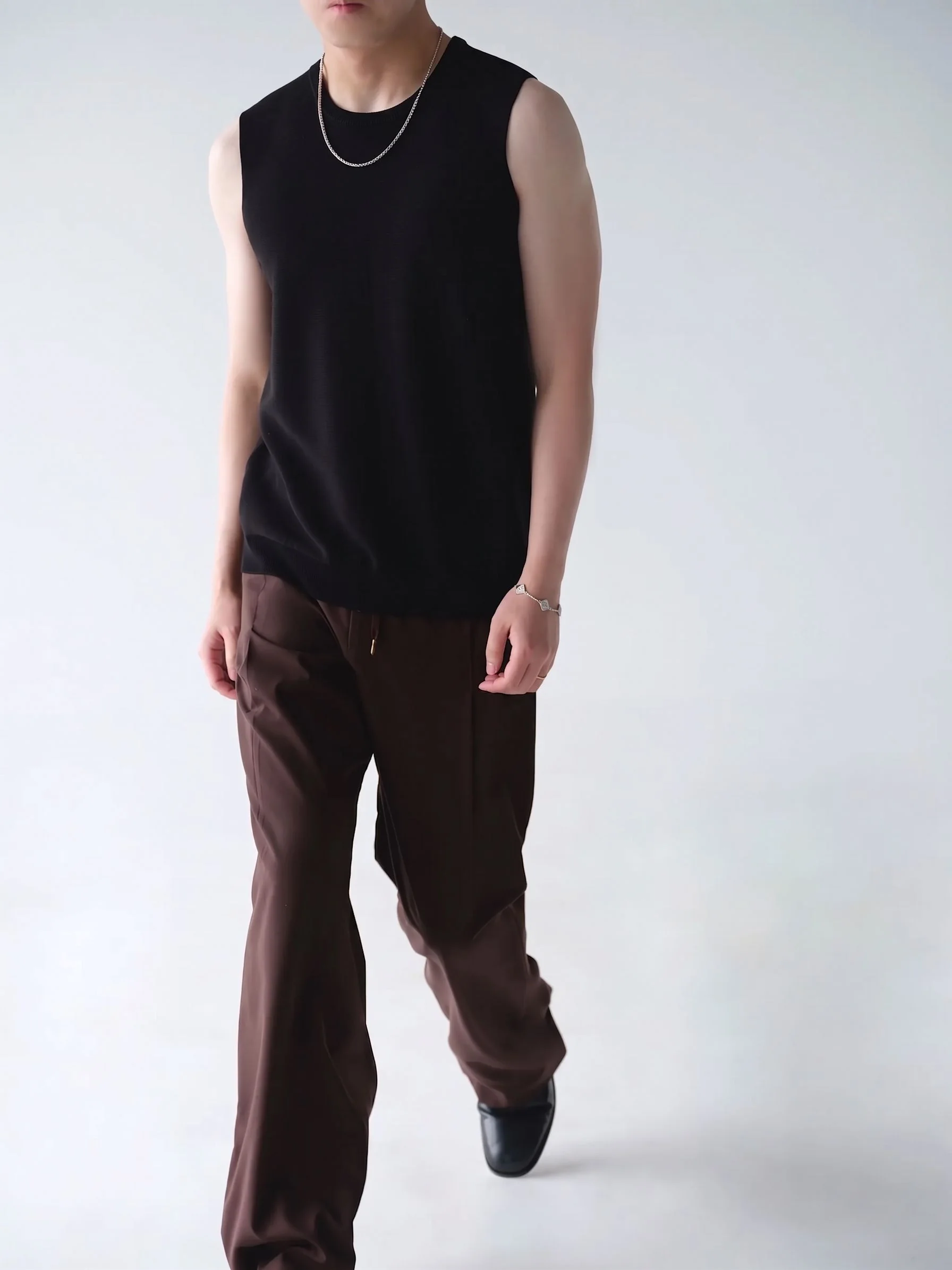 Drawstring Wide Trousers - Image 3