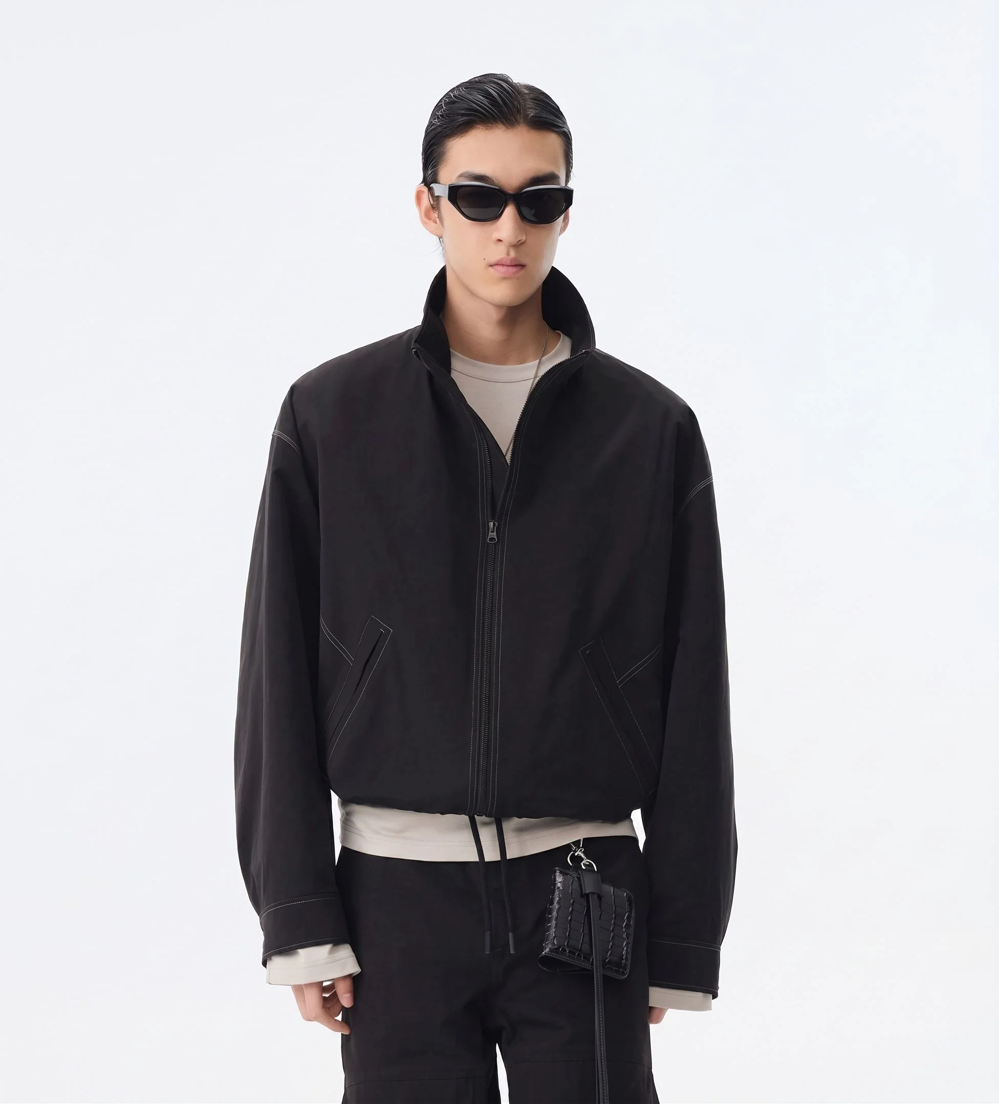 Drawstring Zip Jacket - Image 6