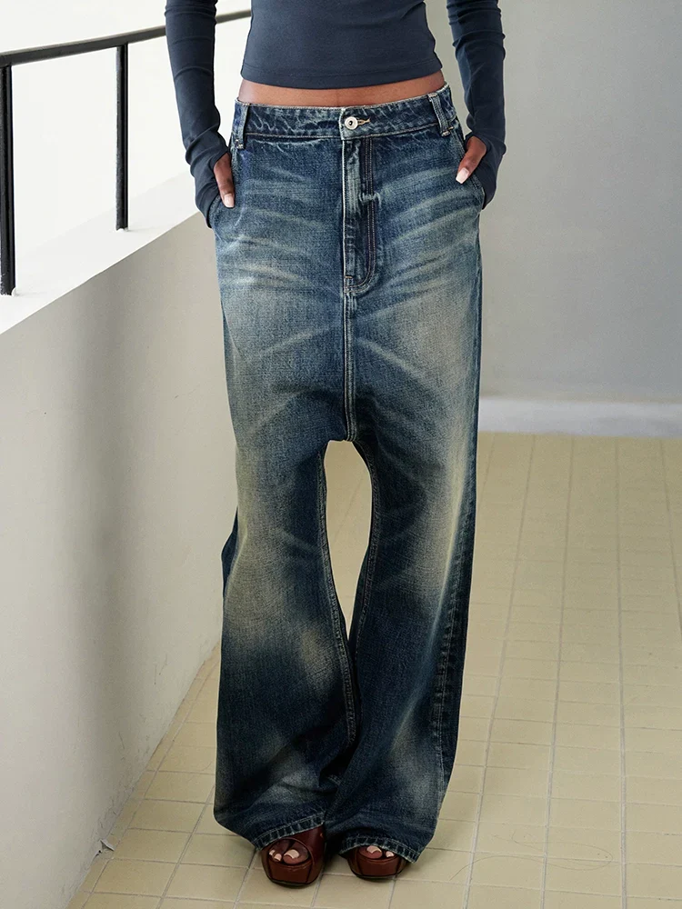 Drop Crotch Flare Jeans - Image 4