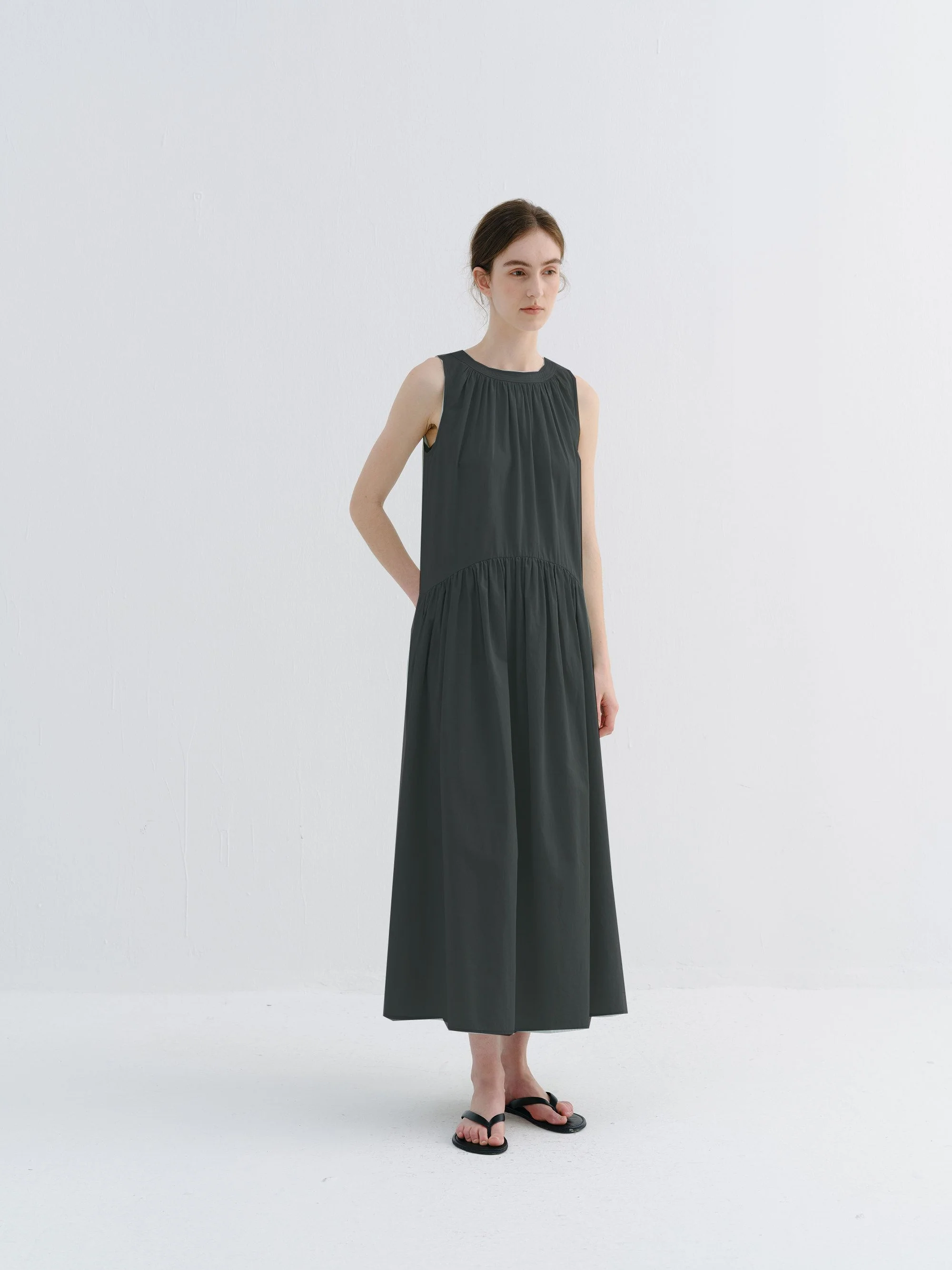 Drop-Waist Midi Dress - Image 4