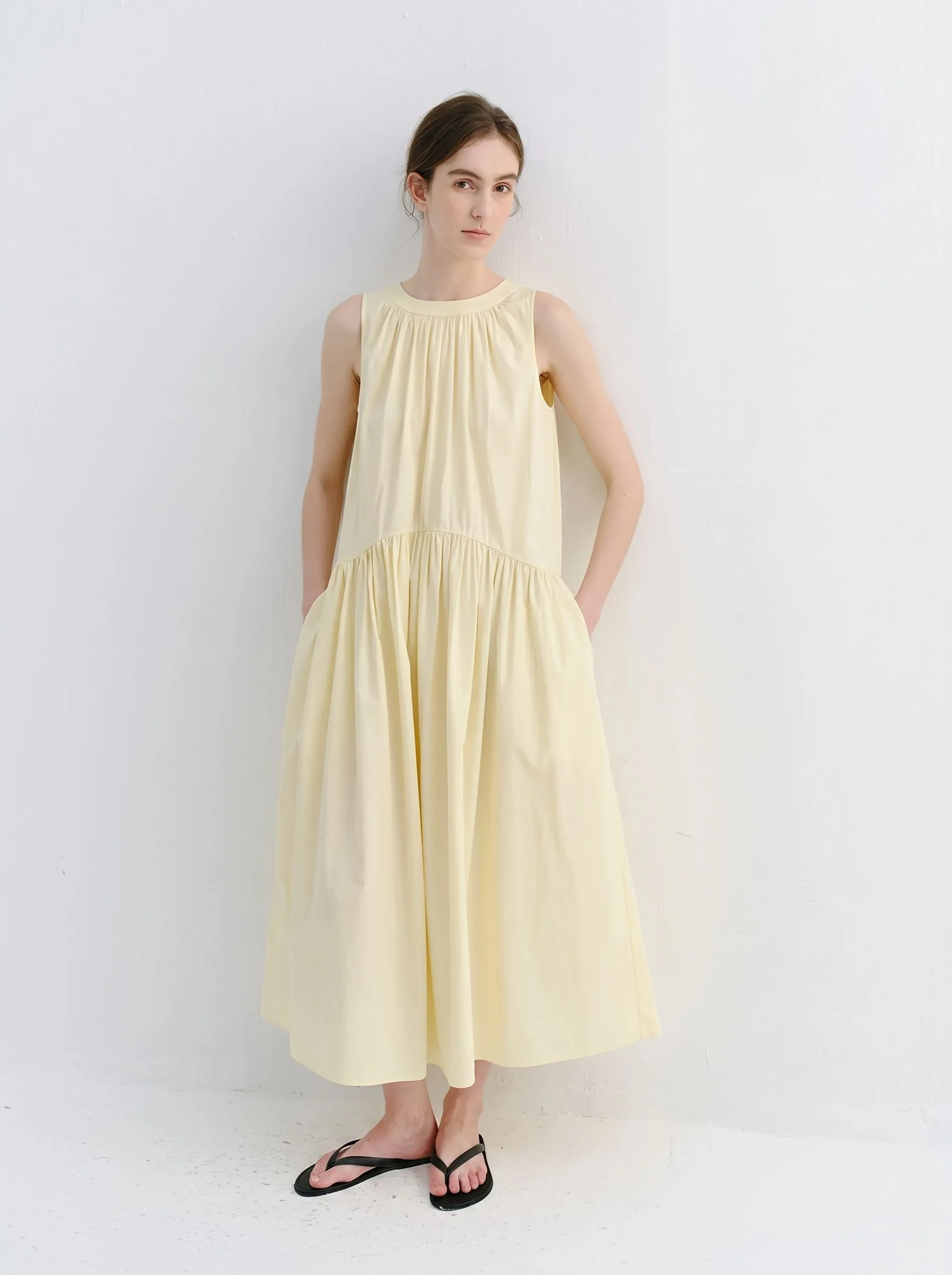 Drop-Waist Midi Dress - Image 6