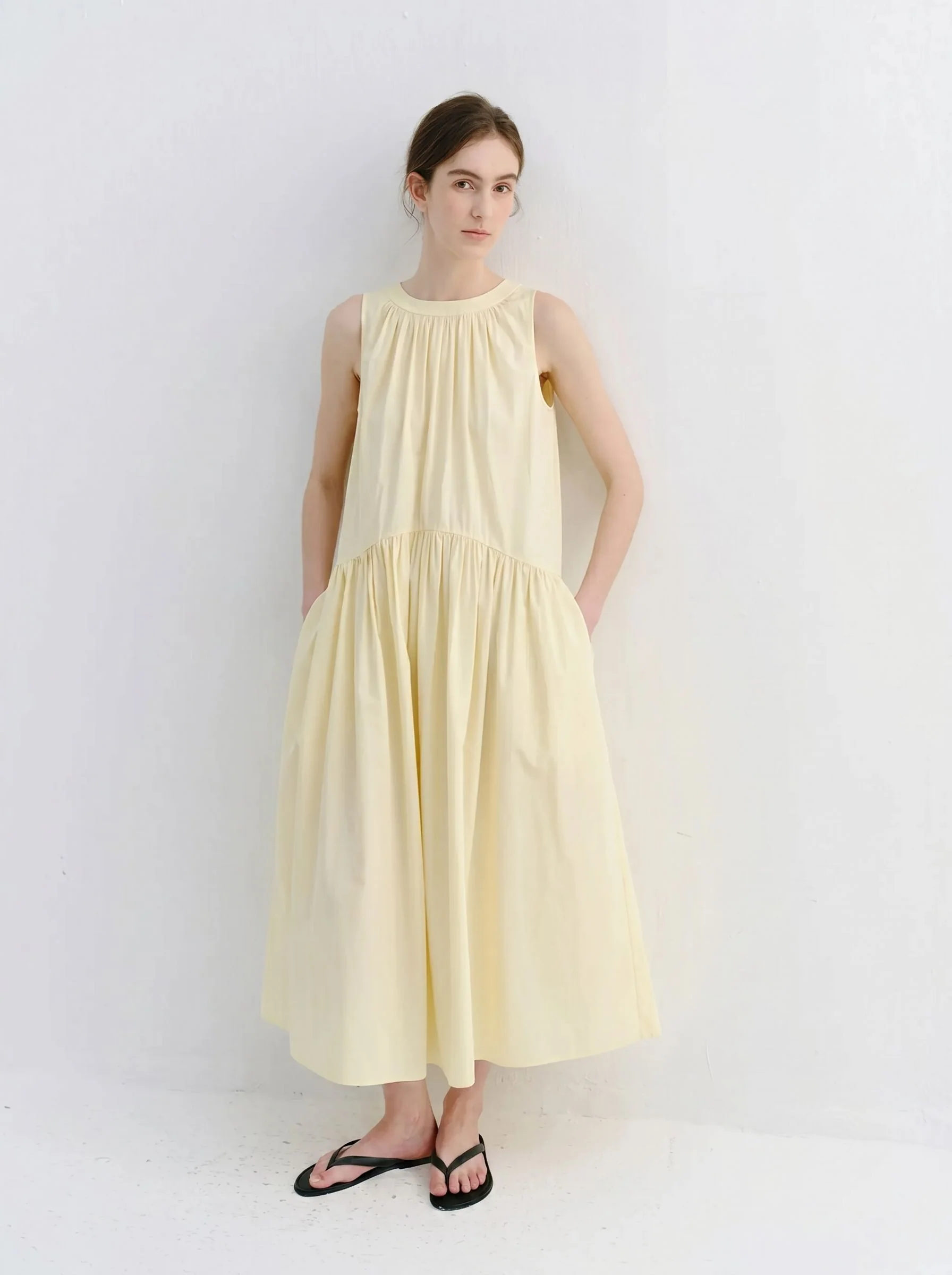 Drop-Waist Midi Dress - Image 7