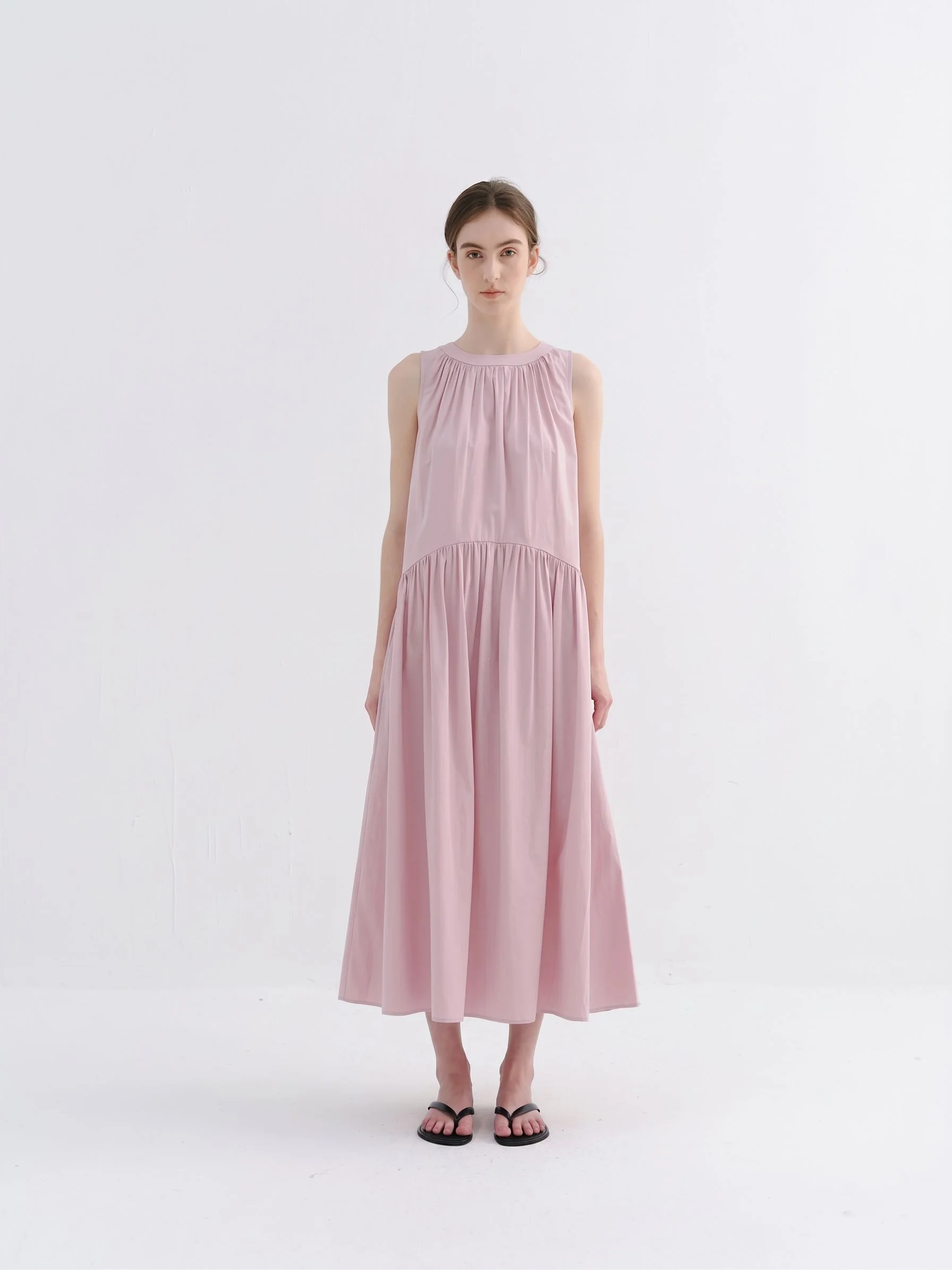 Drop-Waist Midi Dress - Image 9