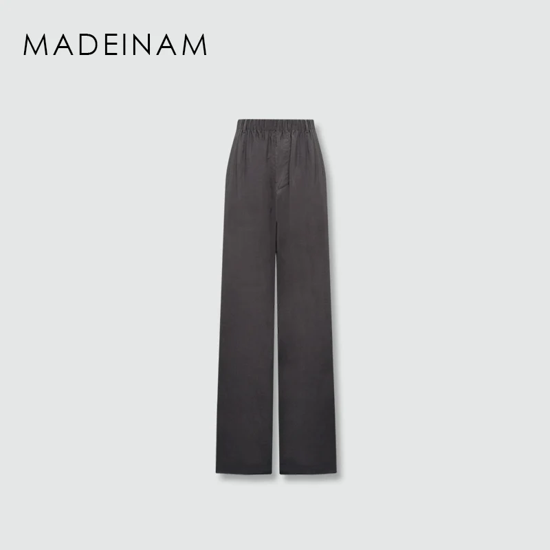 Dry Silk Wide-Leg Trousers - Image 5