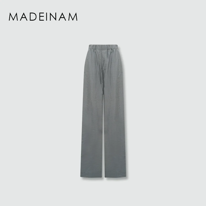 Dry Silk Wide-Leg Trousers - Image 6