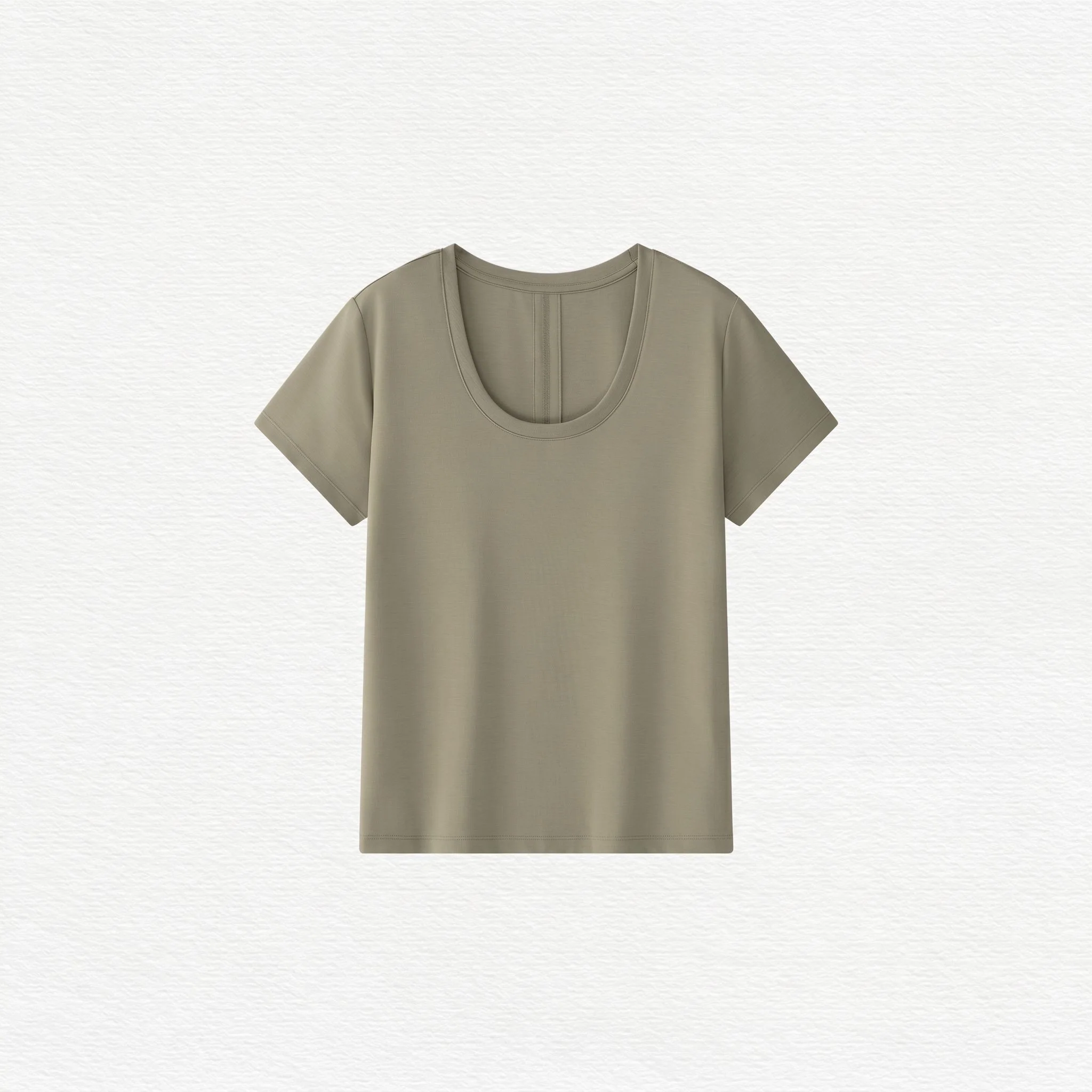 Dual-Neckline Tee - Image 15