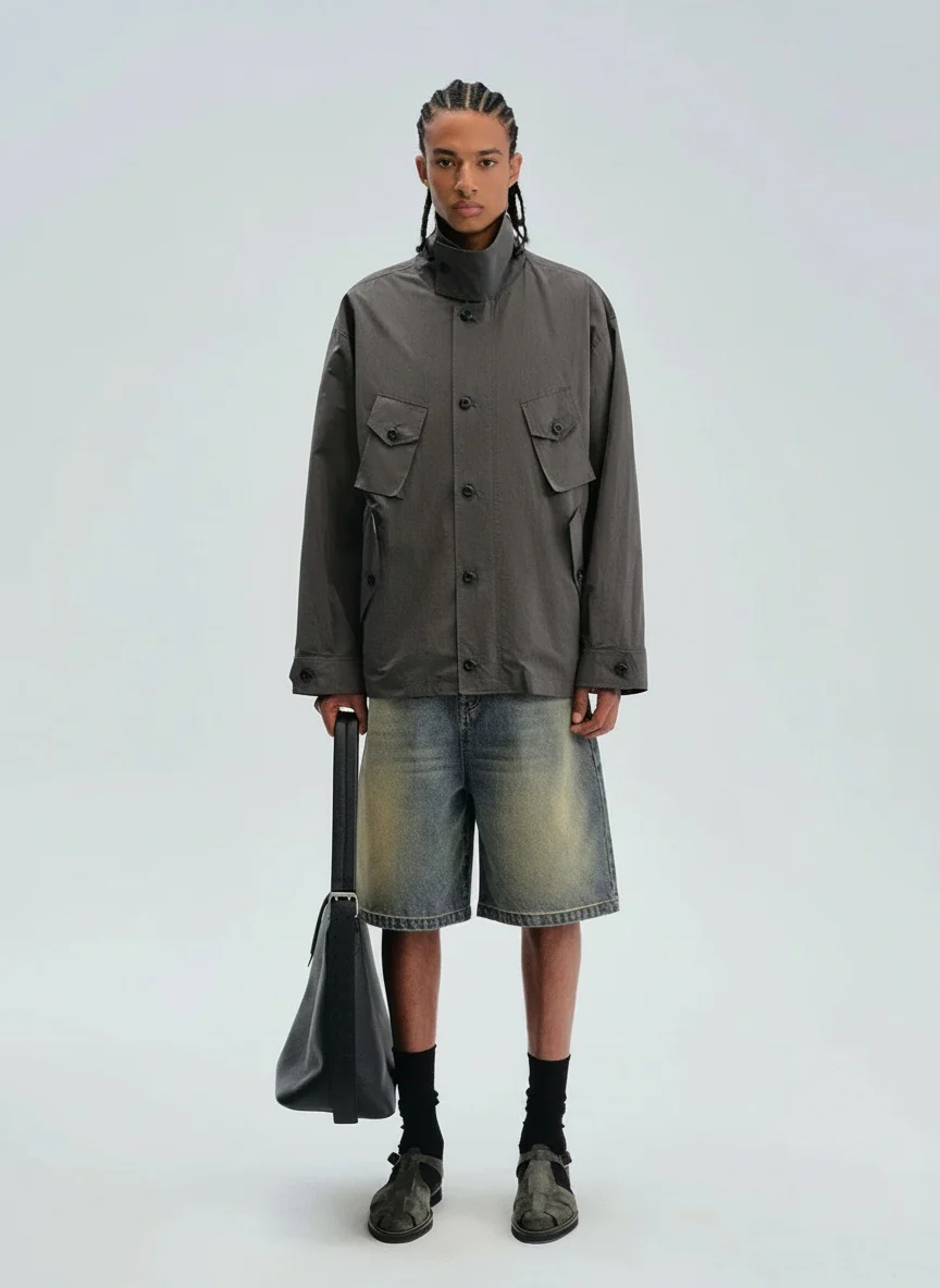 Dusk Gray Utility Field Jacket