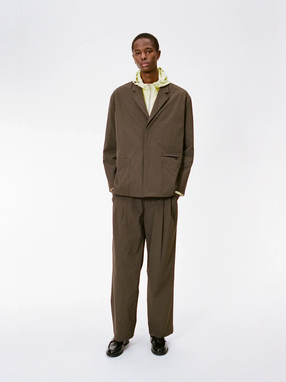 Easy Series Double-Pleated Water-Repellent Trousers