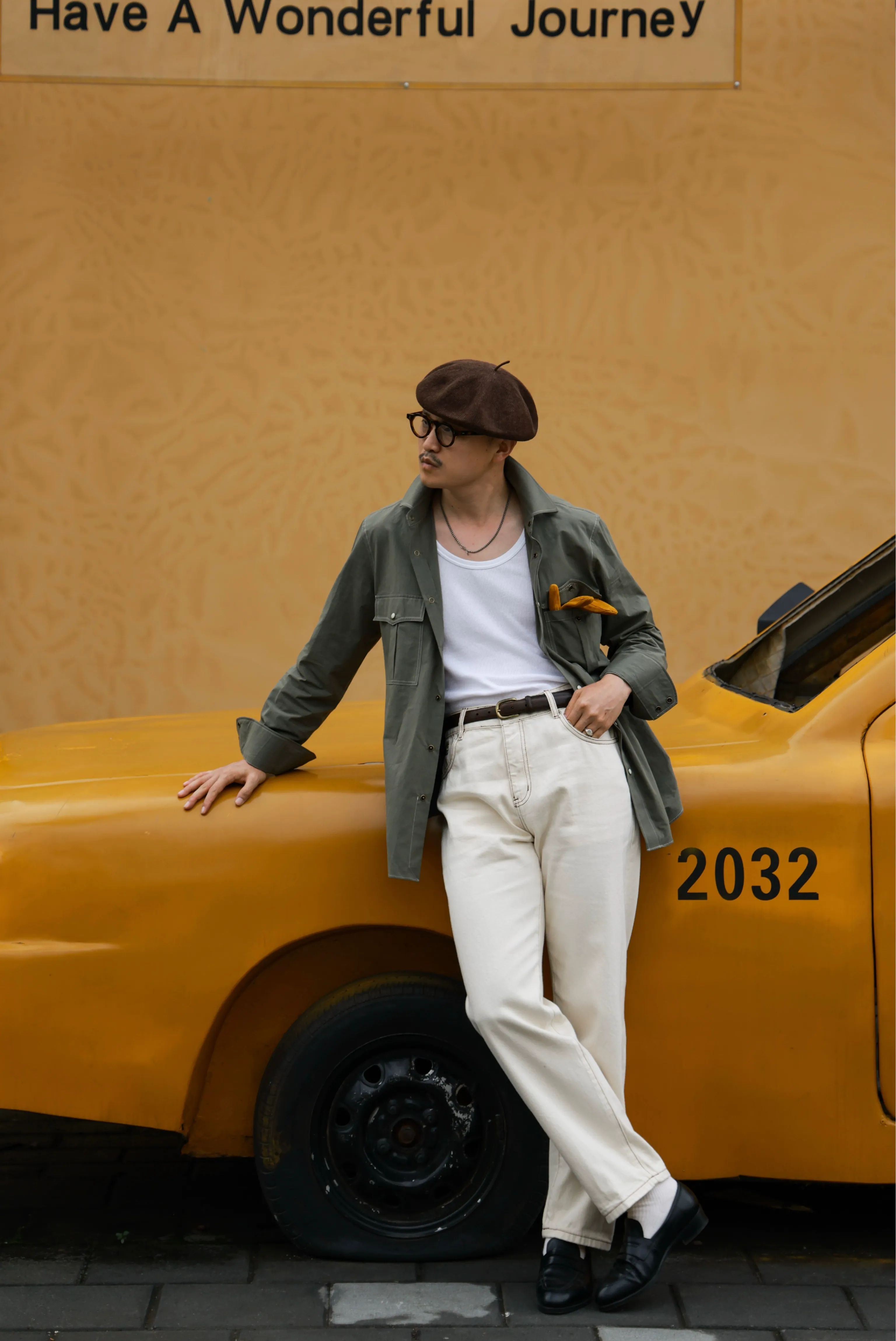 Ecru Japanese Selvedge Straight Jeans - Image 2