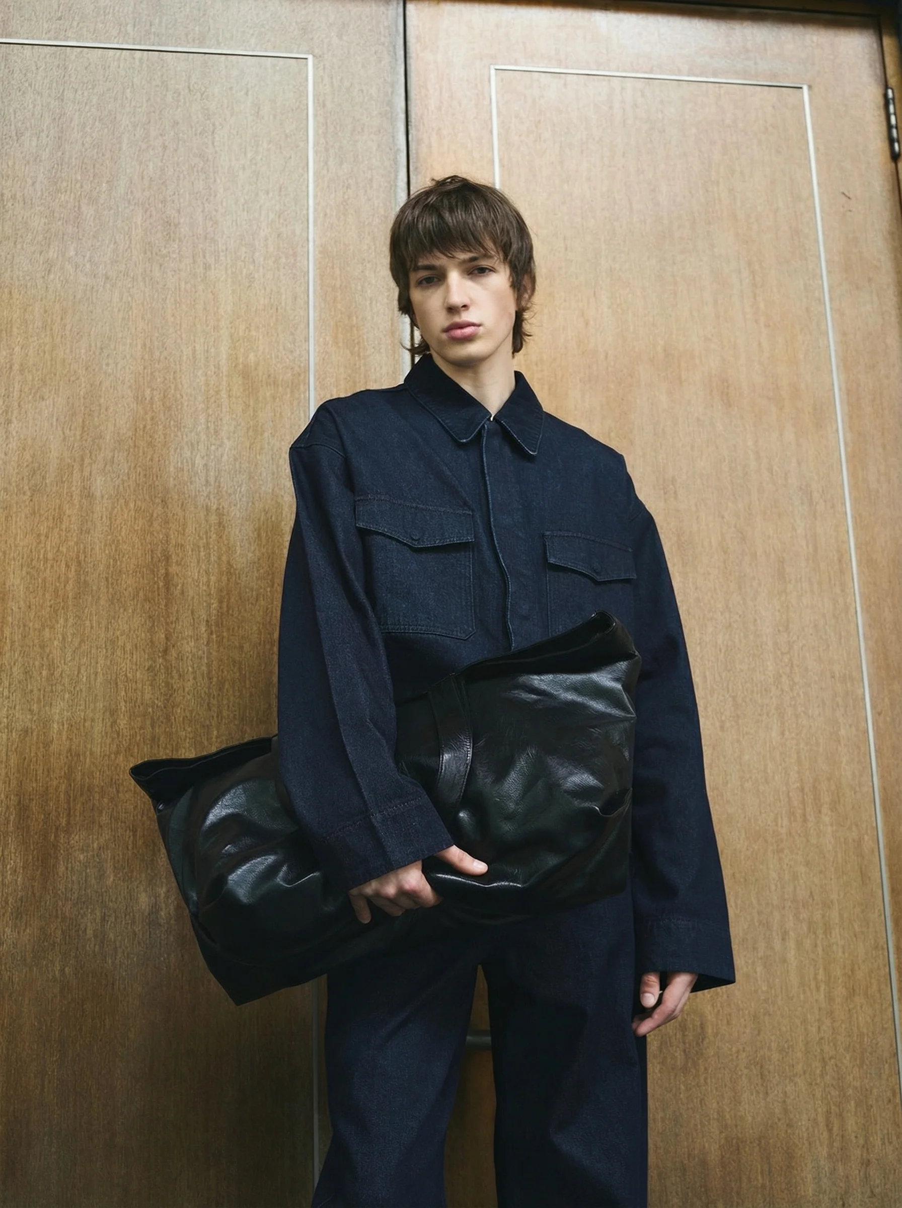 Edgar Cropped Indigo Denim Jacket