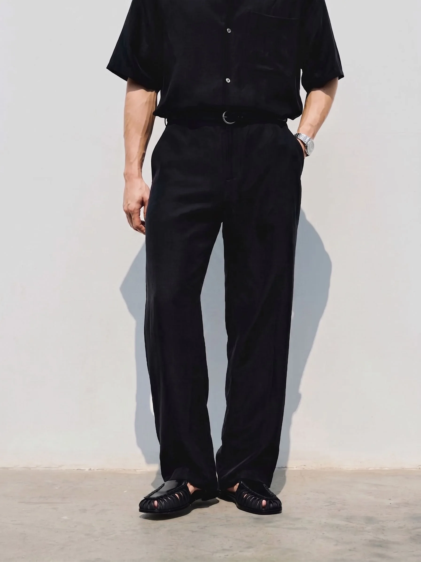 Elastic Back Trousers