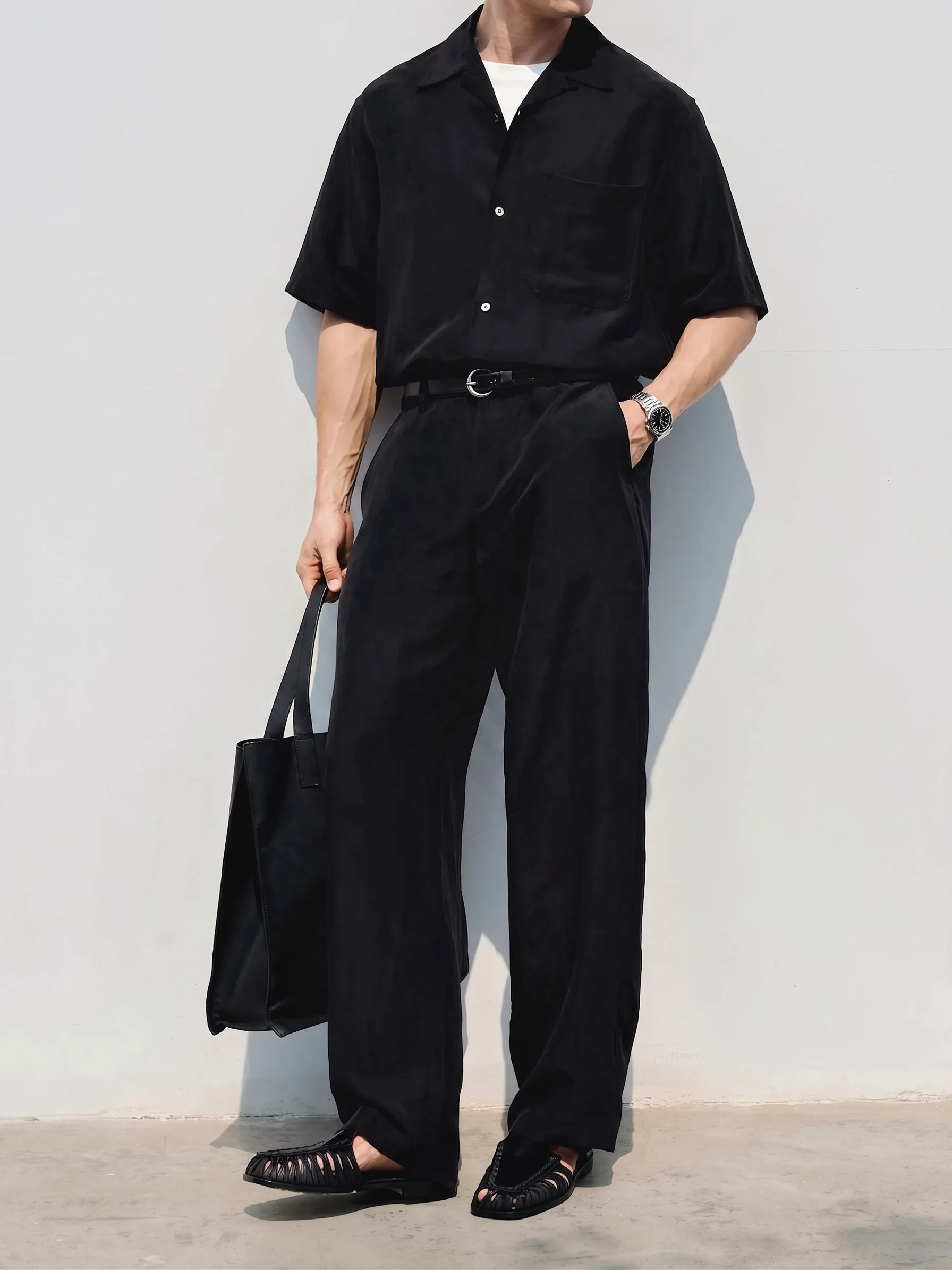 Elastic Back Trousers - Image 2