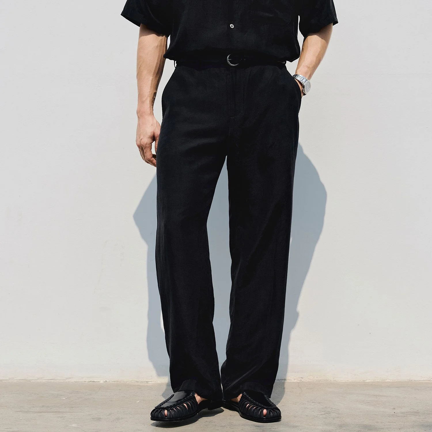 Elastic Back Trousers - Image 5