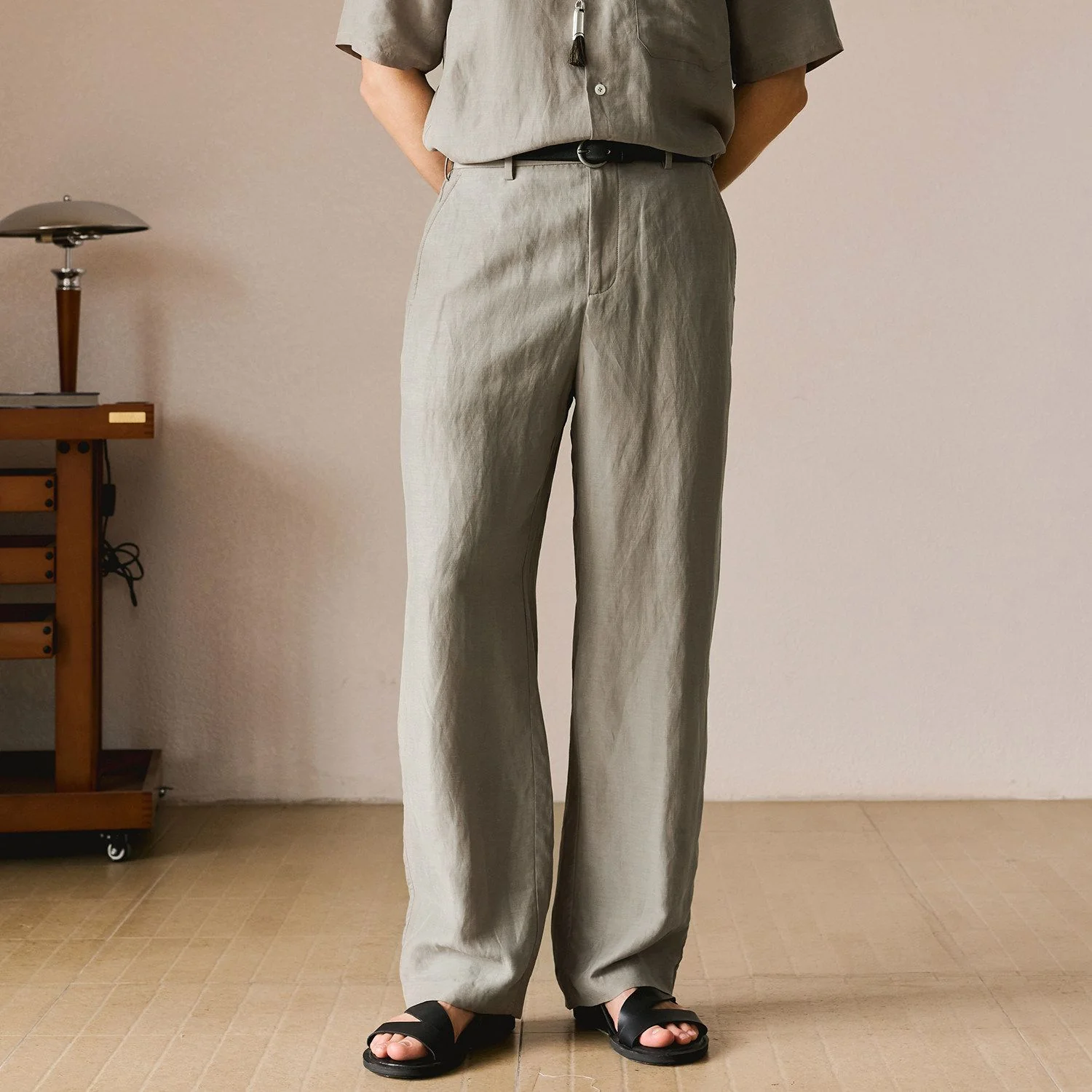 Elastic Back Trousers - Image 6