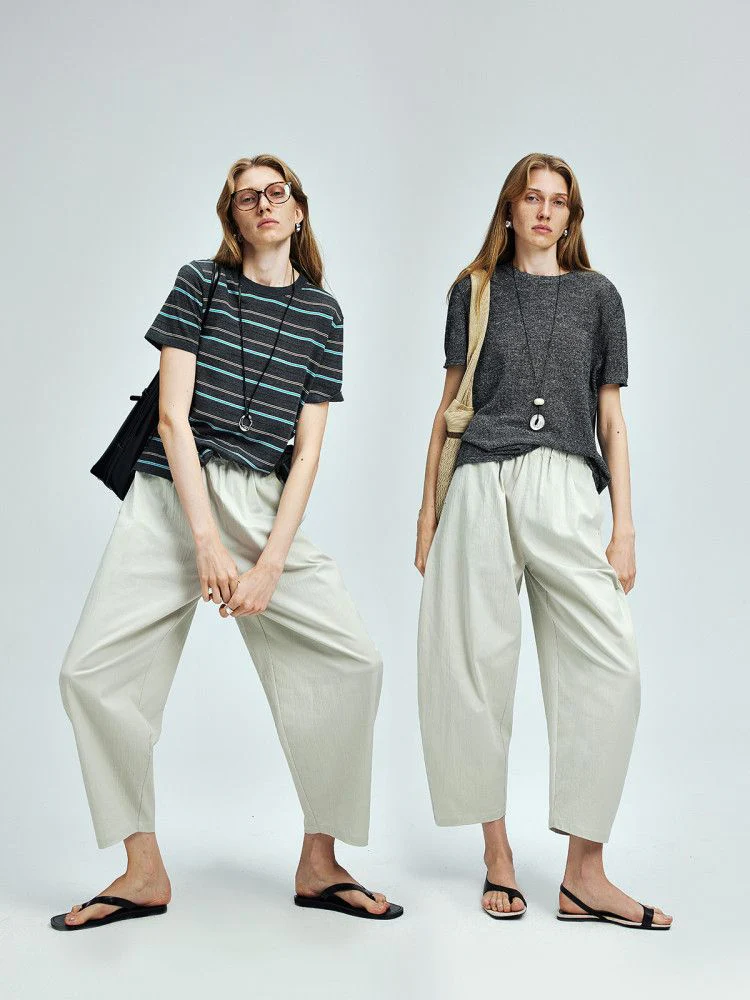 Elastic Barrel Pants - Image 2