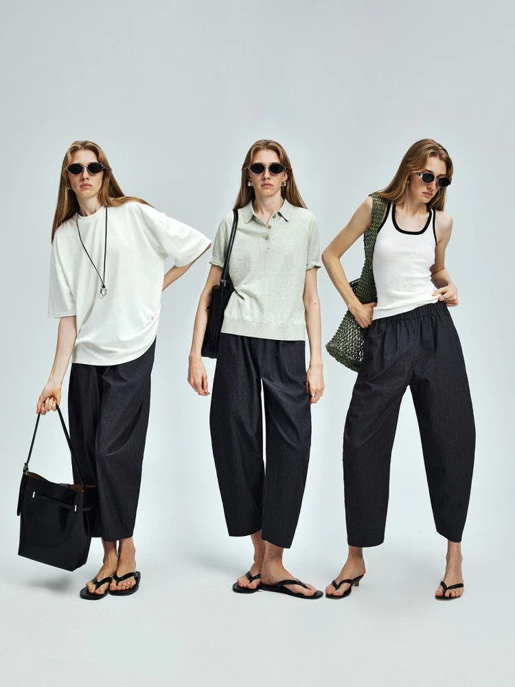 Elastic Barrel Pants - Image 3