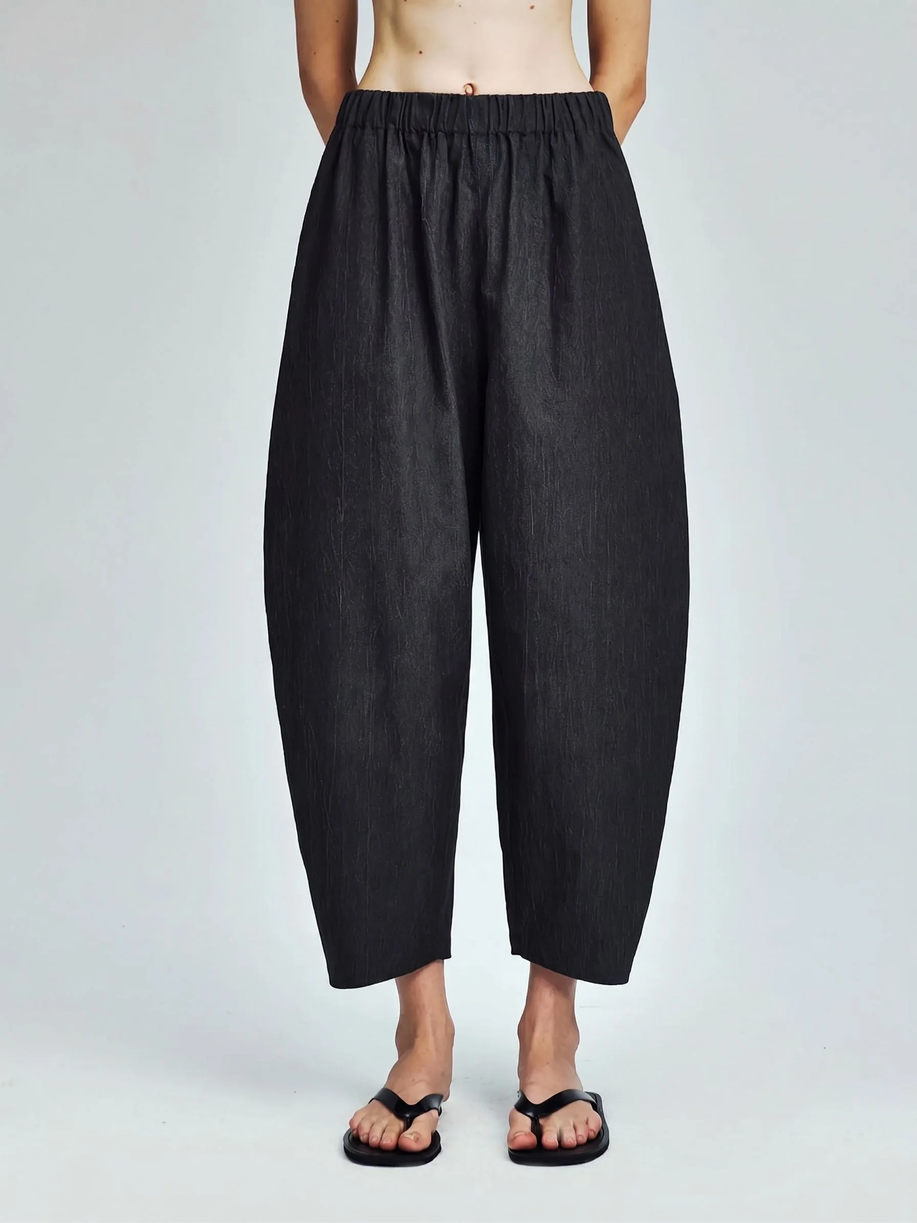 Elastic Barrel Pants - Image 4