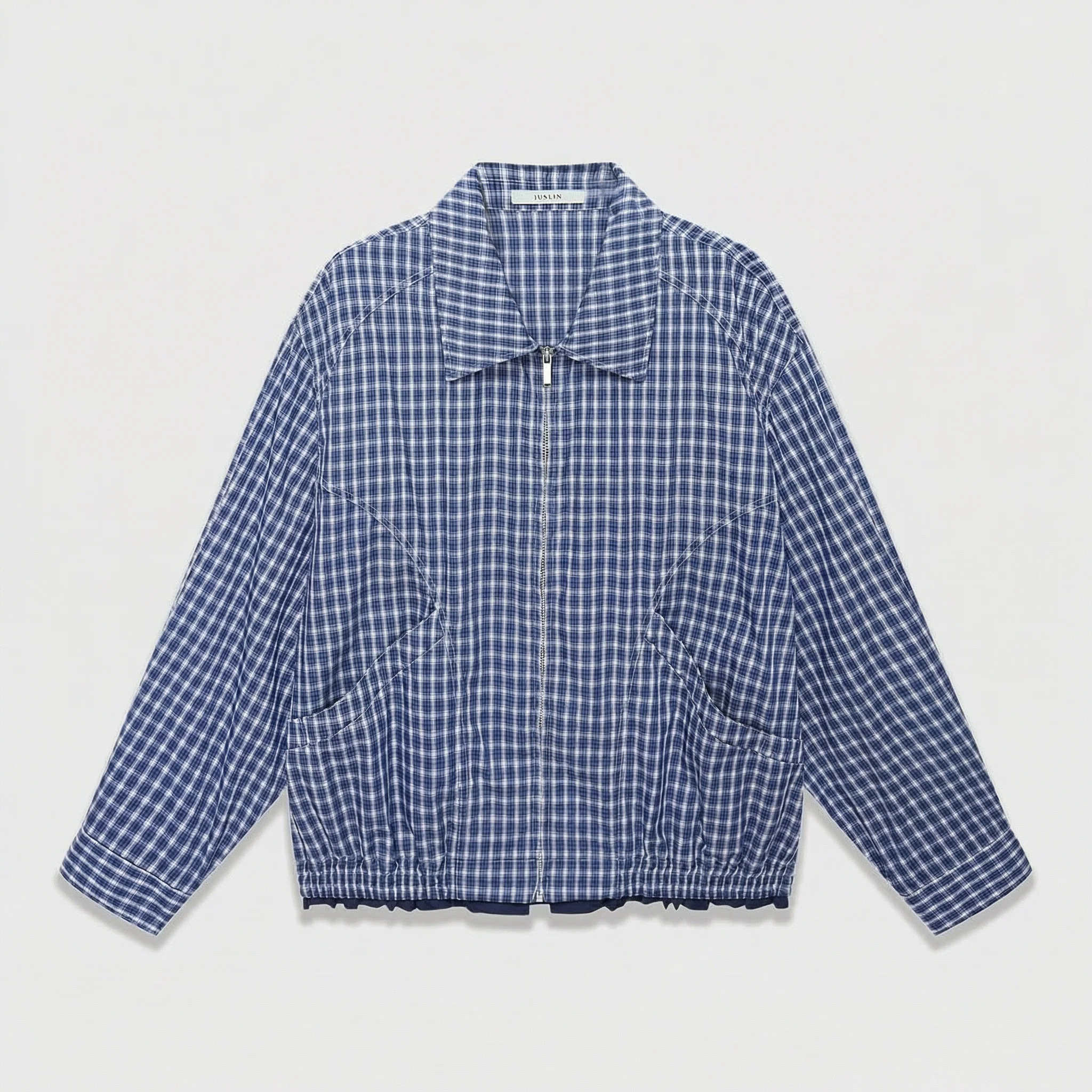 Elastic Hem Zip Jacket - Image 6