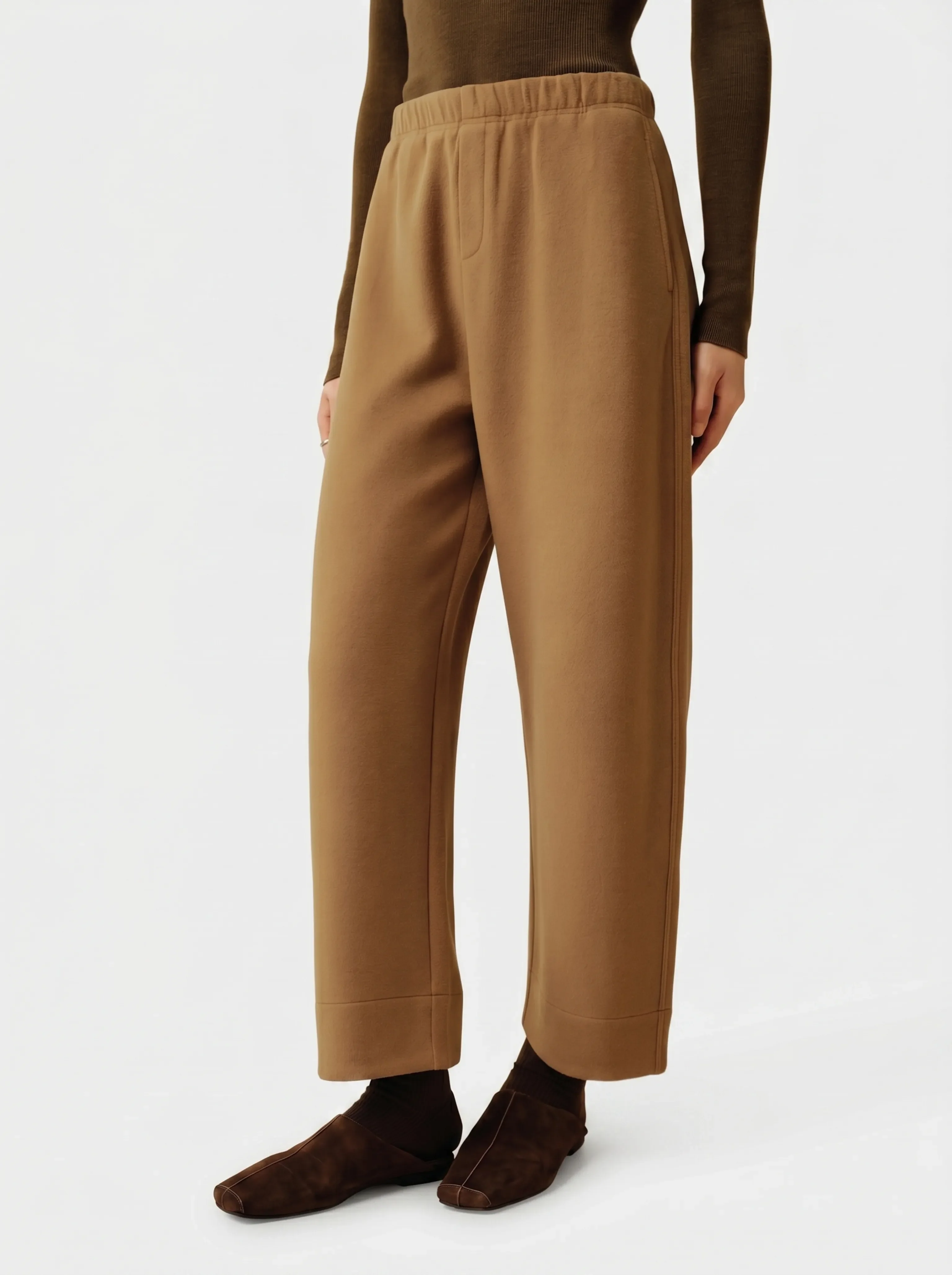 Elastic Waist Knit Pants