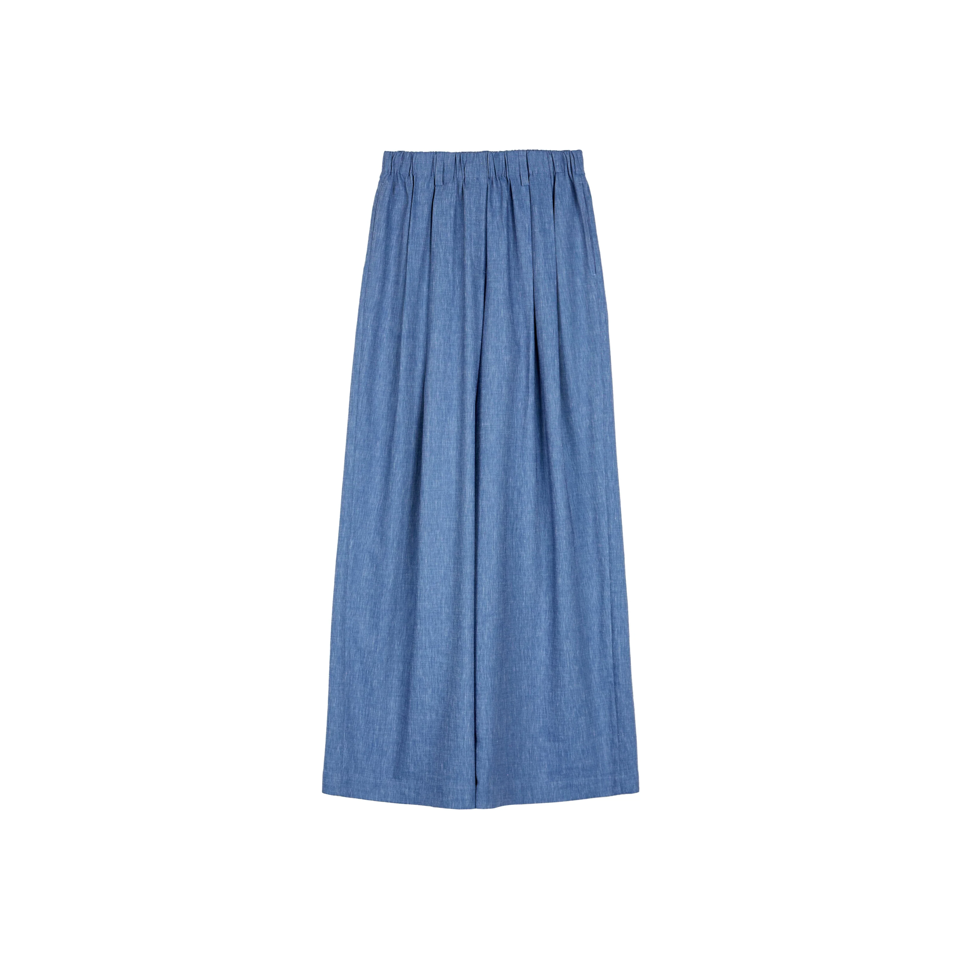 Elastic Wide-Leg Pants - Image 5
