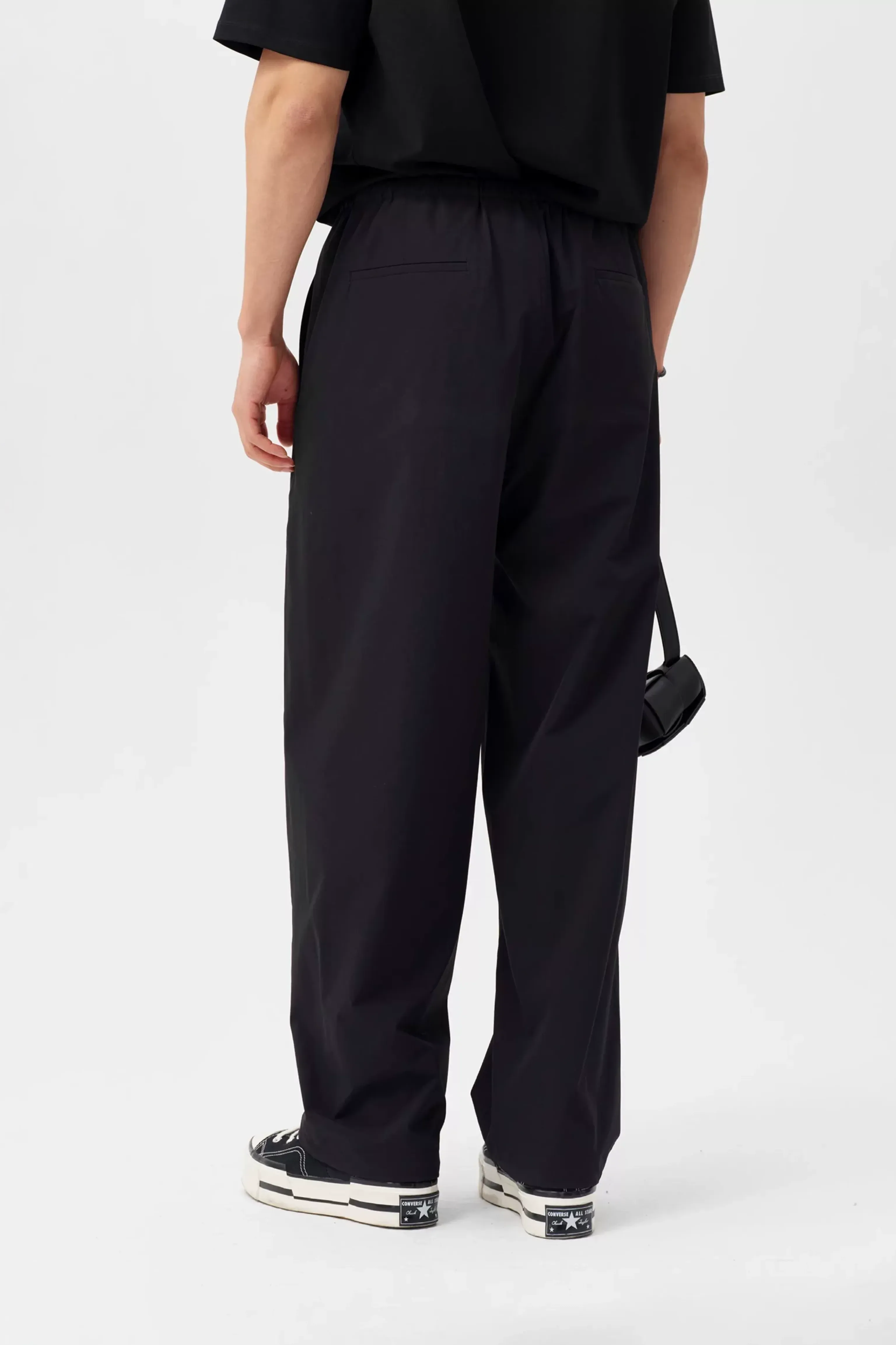 Elastic Wide-Leg Trousers - Image 4