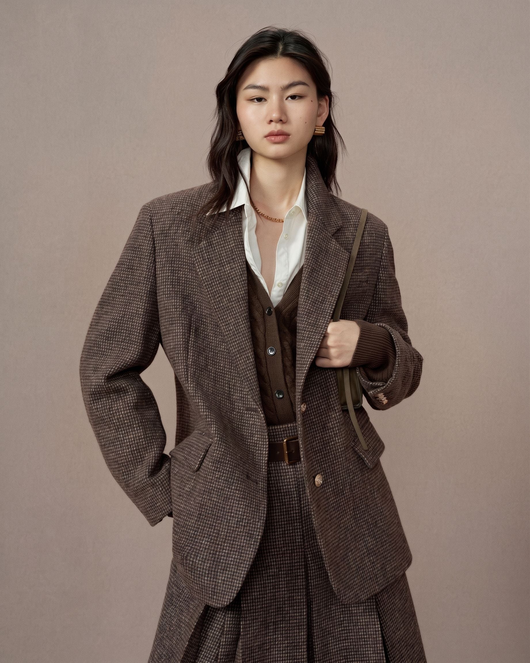 Elbow-Patch Wool Blazer