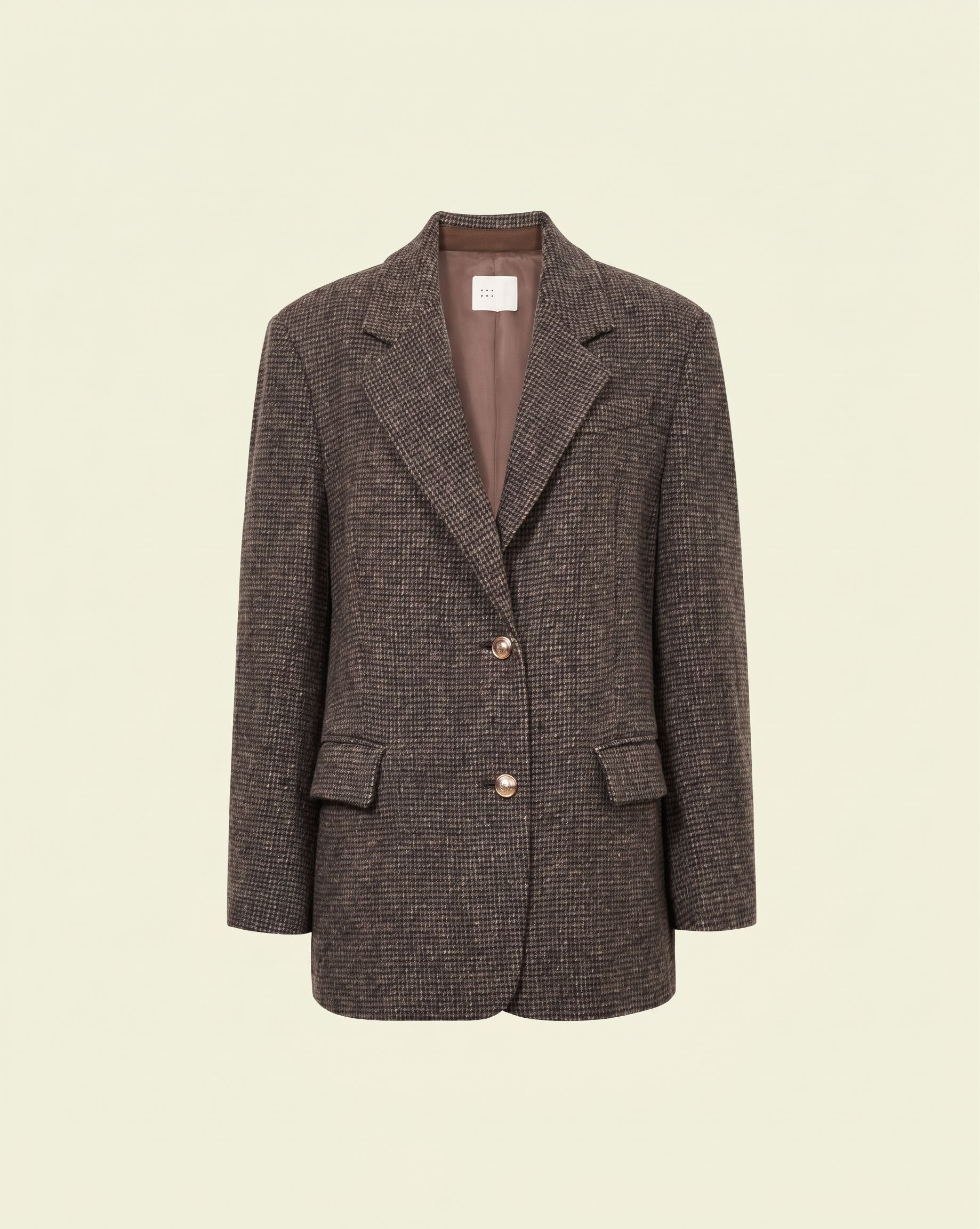 Elbow-Patch Wool Blazer - Image 4