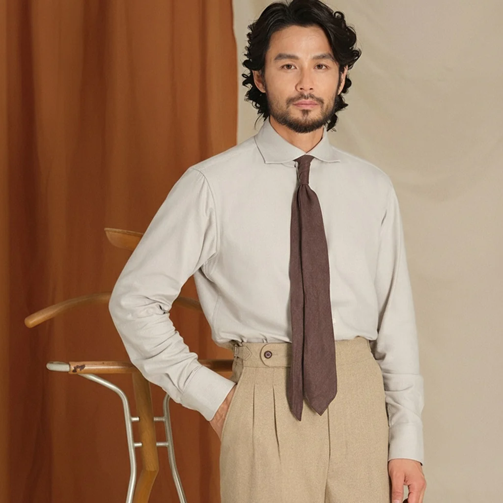 Elegant Windsor Collar Shirt
