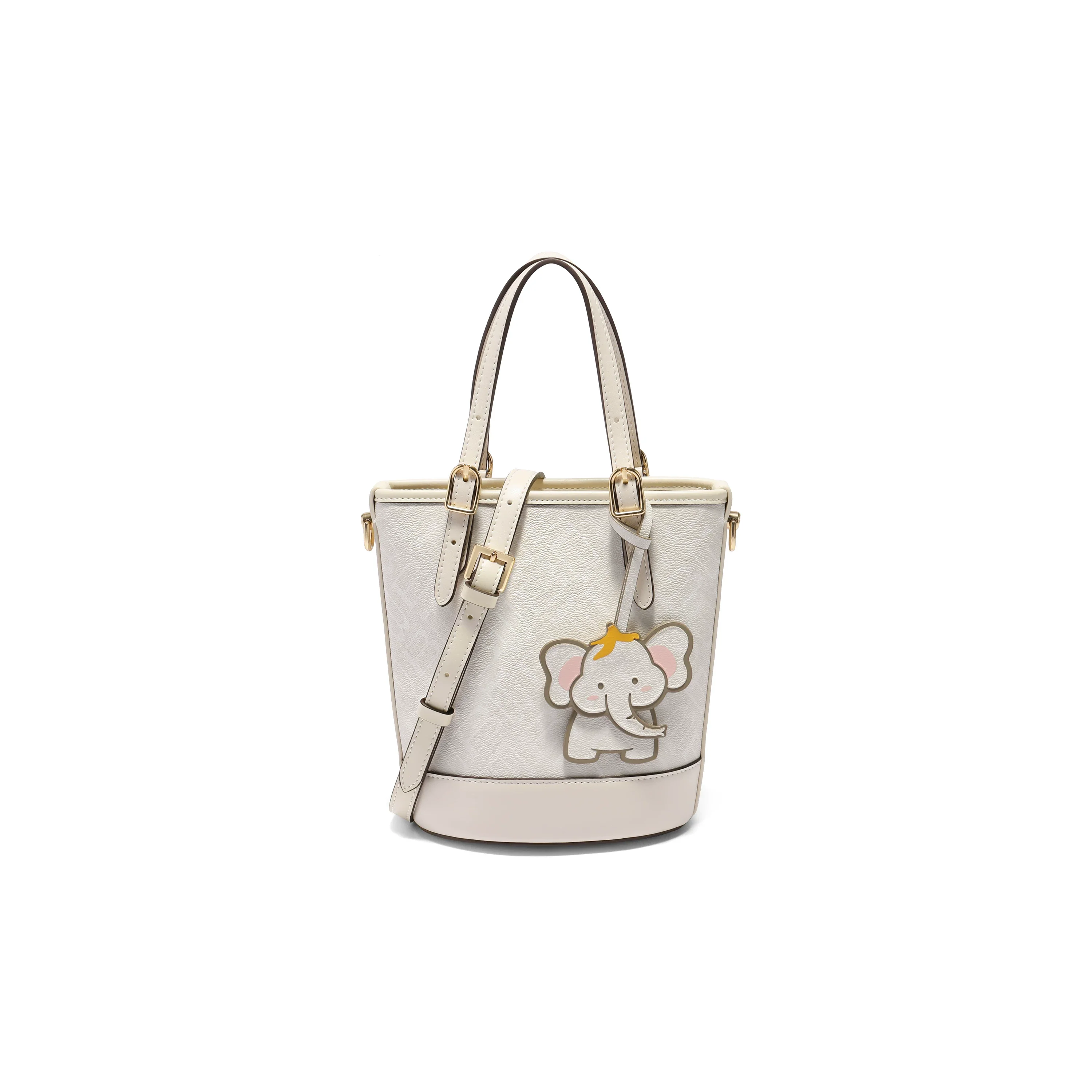 Elephant Charm Bucket Bag - Image 7
