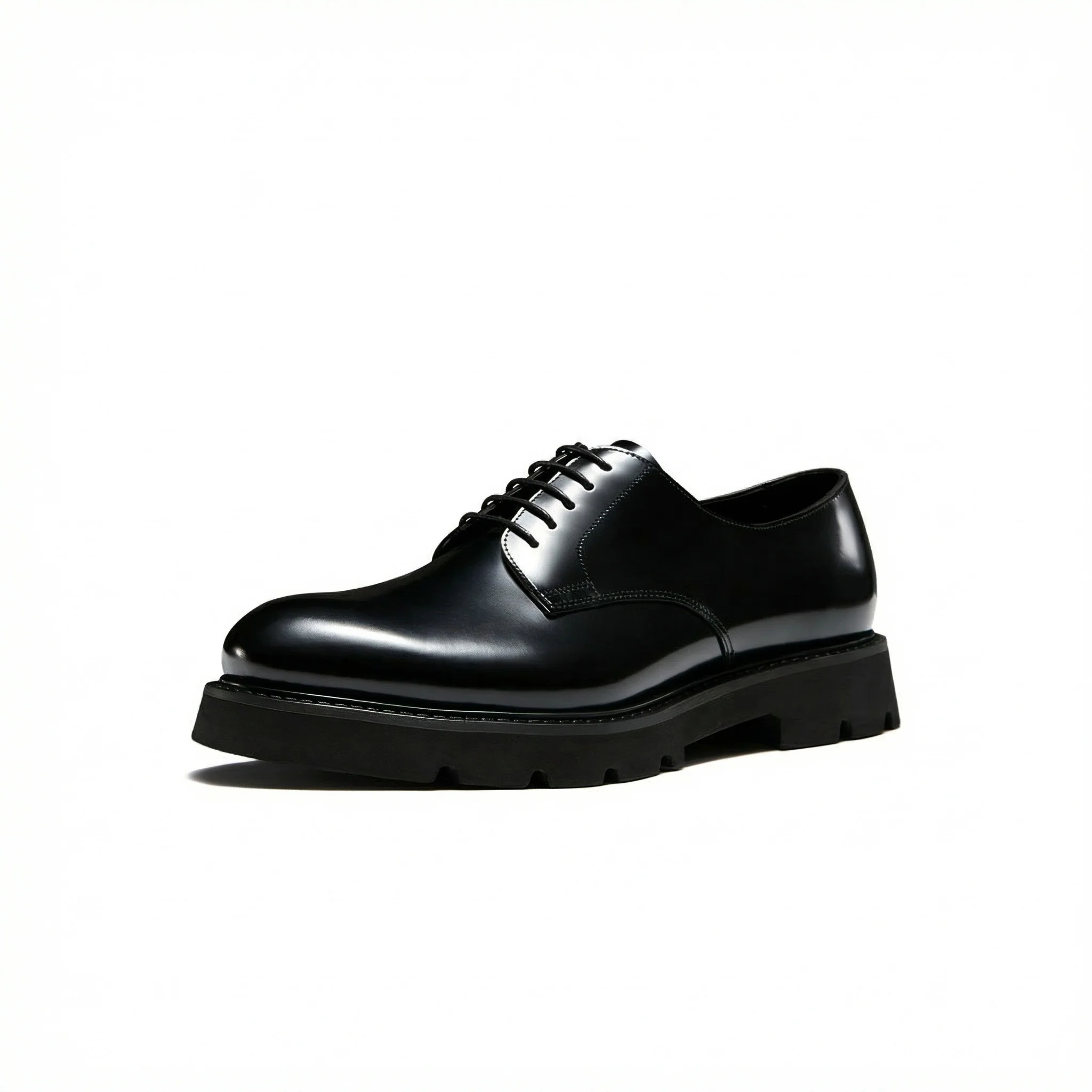 Elevated Leather Derby - Image 2