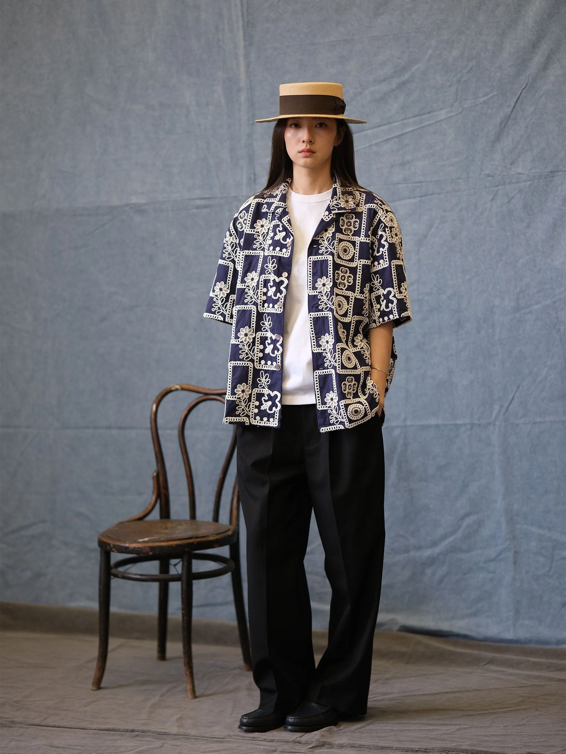 Embroidered Camp Shirt - Image 2