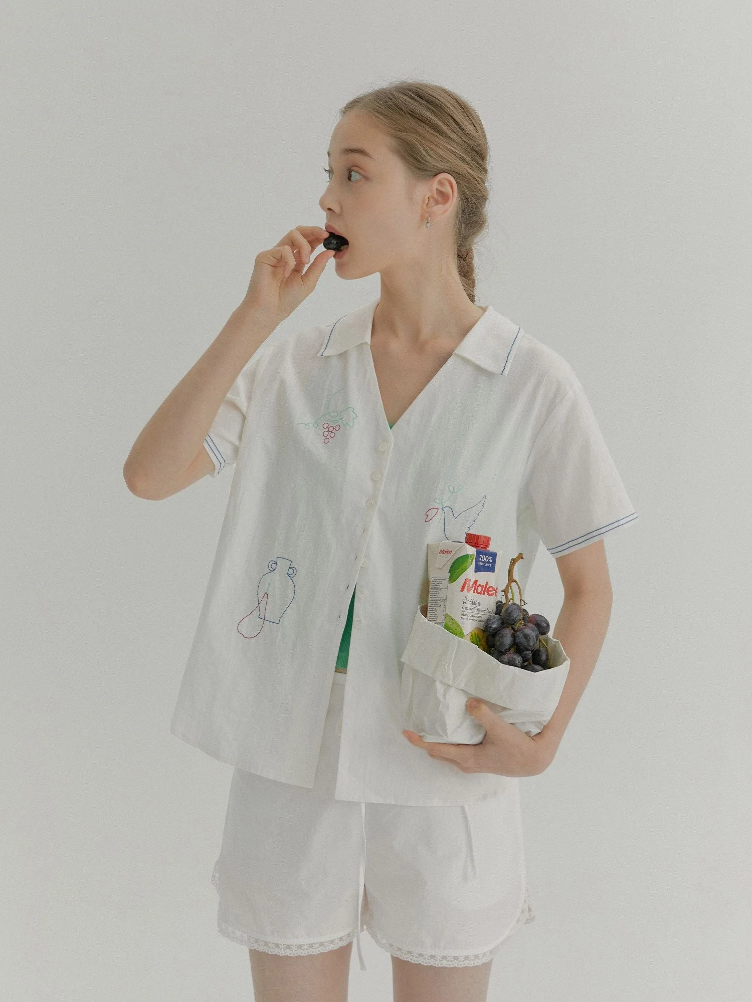 Embroidered Camp Shirt - Image 4