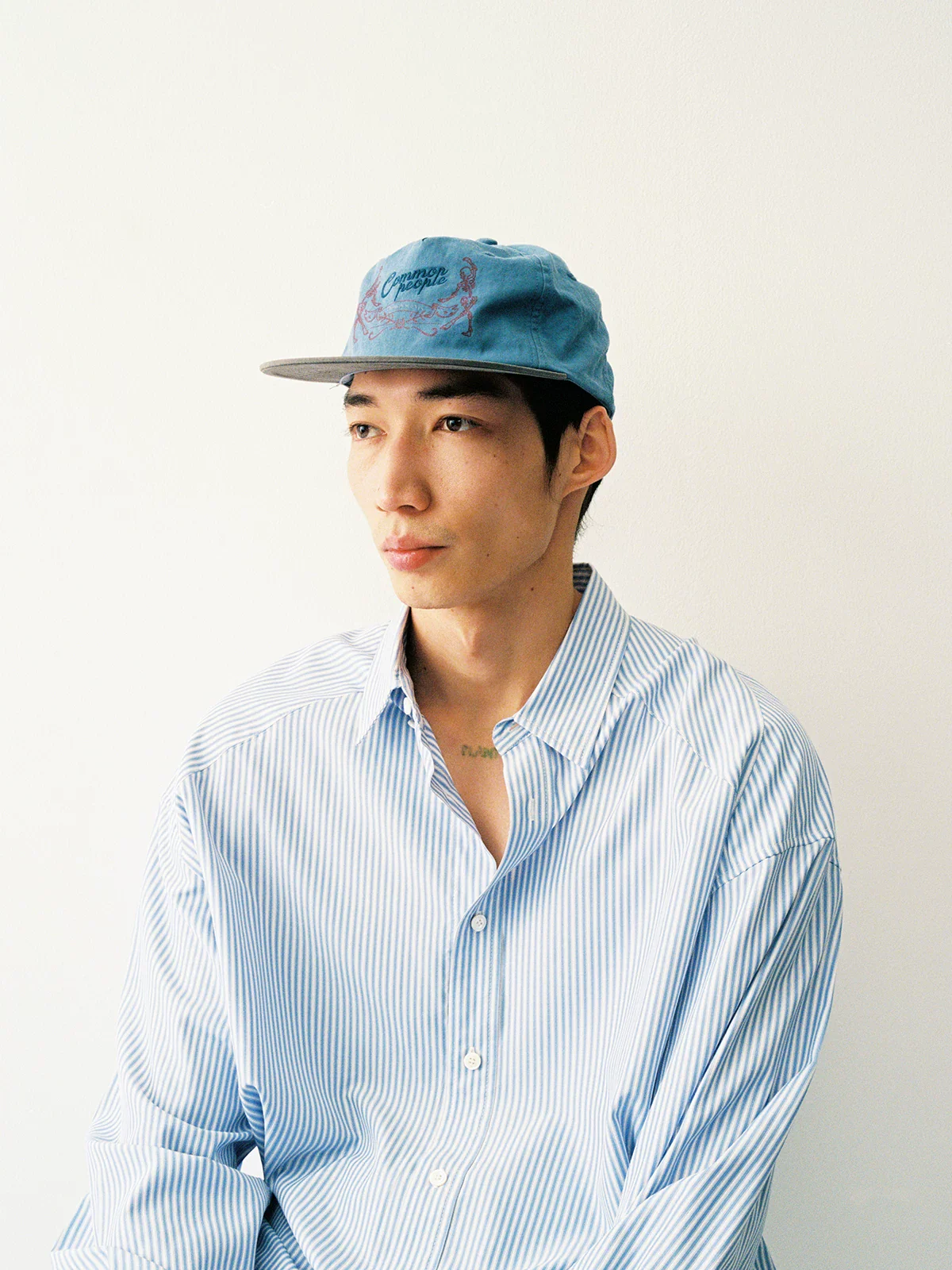 Embroidered Flat-Brim Cap - Image 5