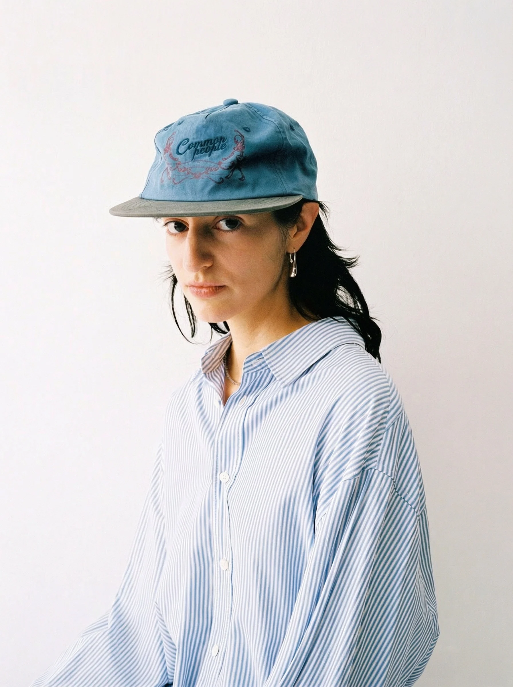 Embroidered Flat-Brim Cap - Image 7