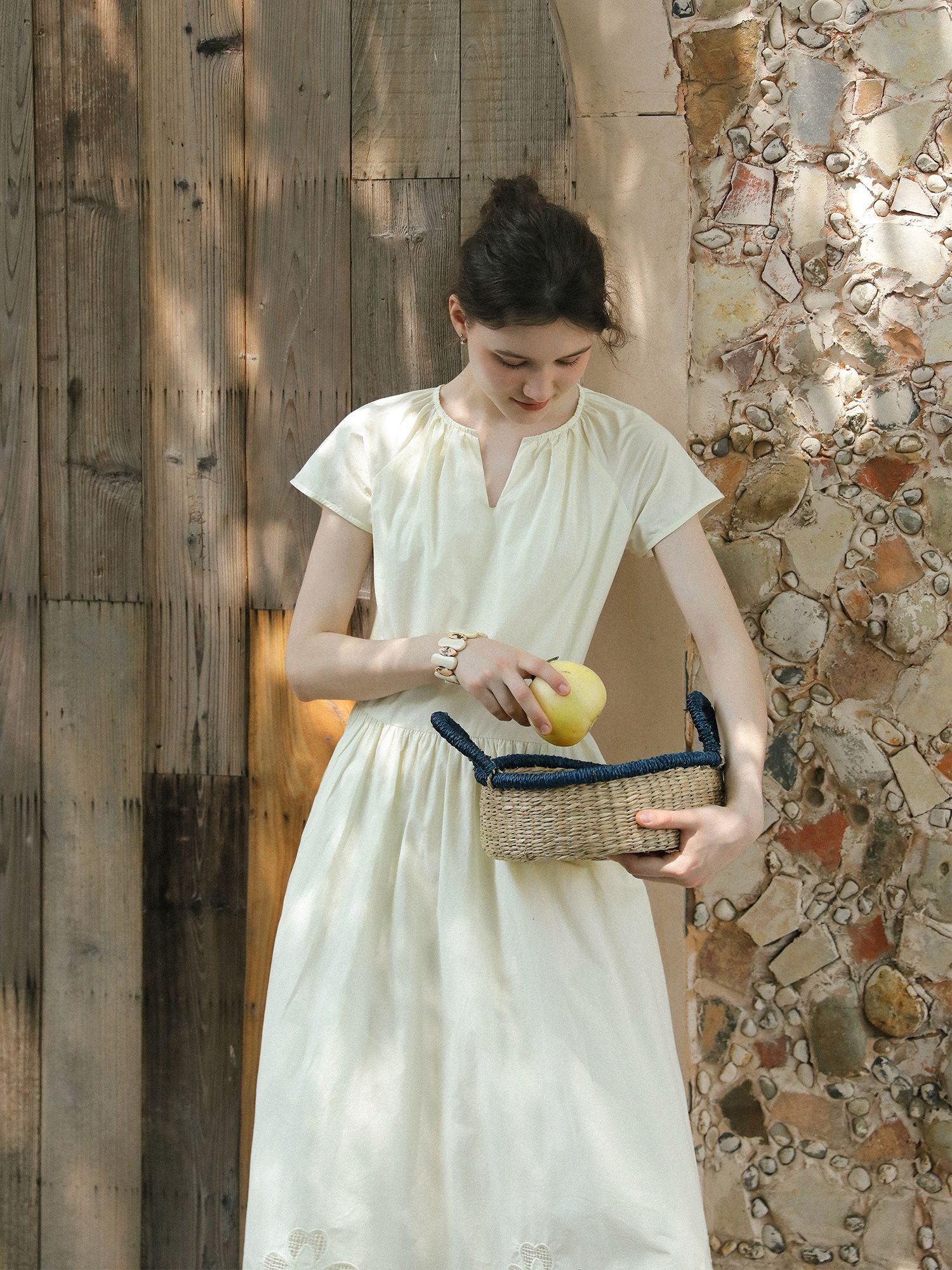 Embroidered Midi Dress - Image 3