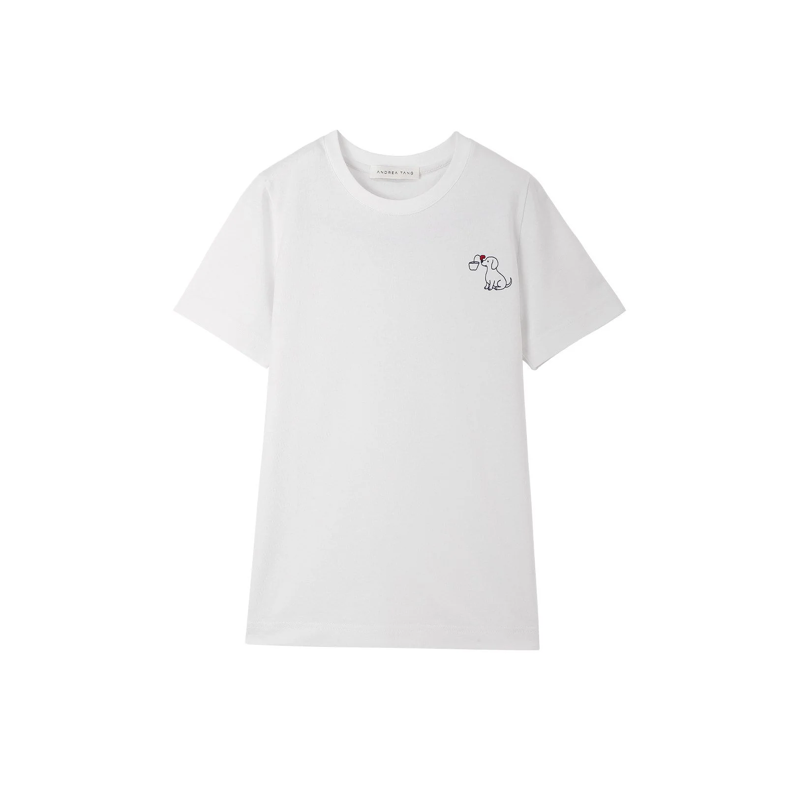 Embroidered Puppy Tee - Image 6
