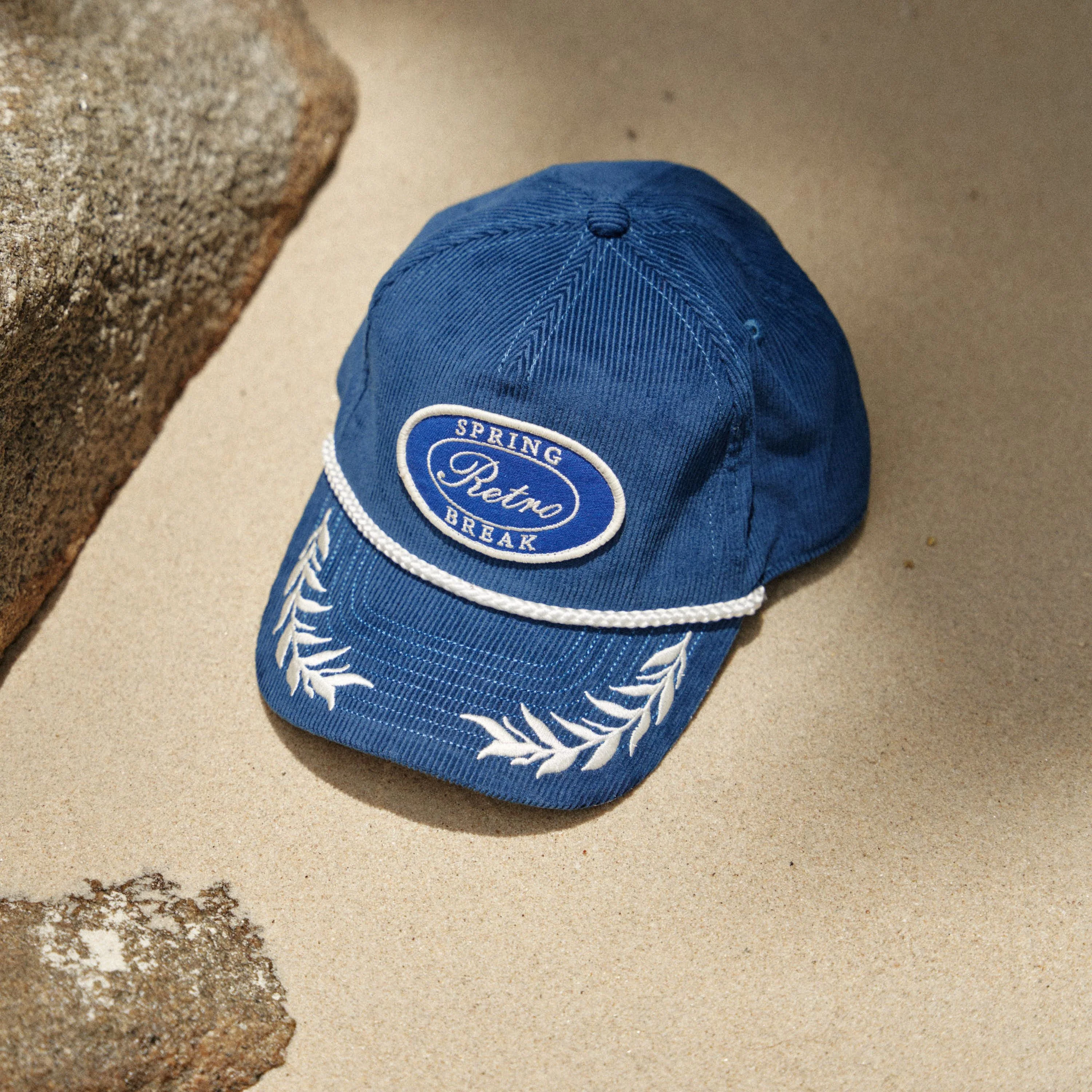 Embroidered Rope Cap