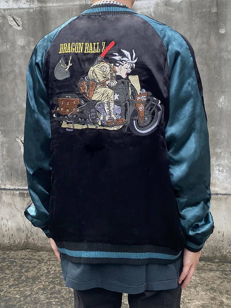 Embroidered Satin Bomber - Image 2