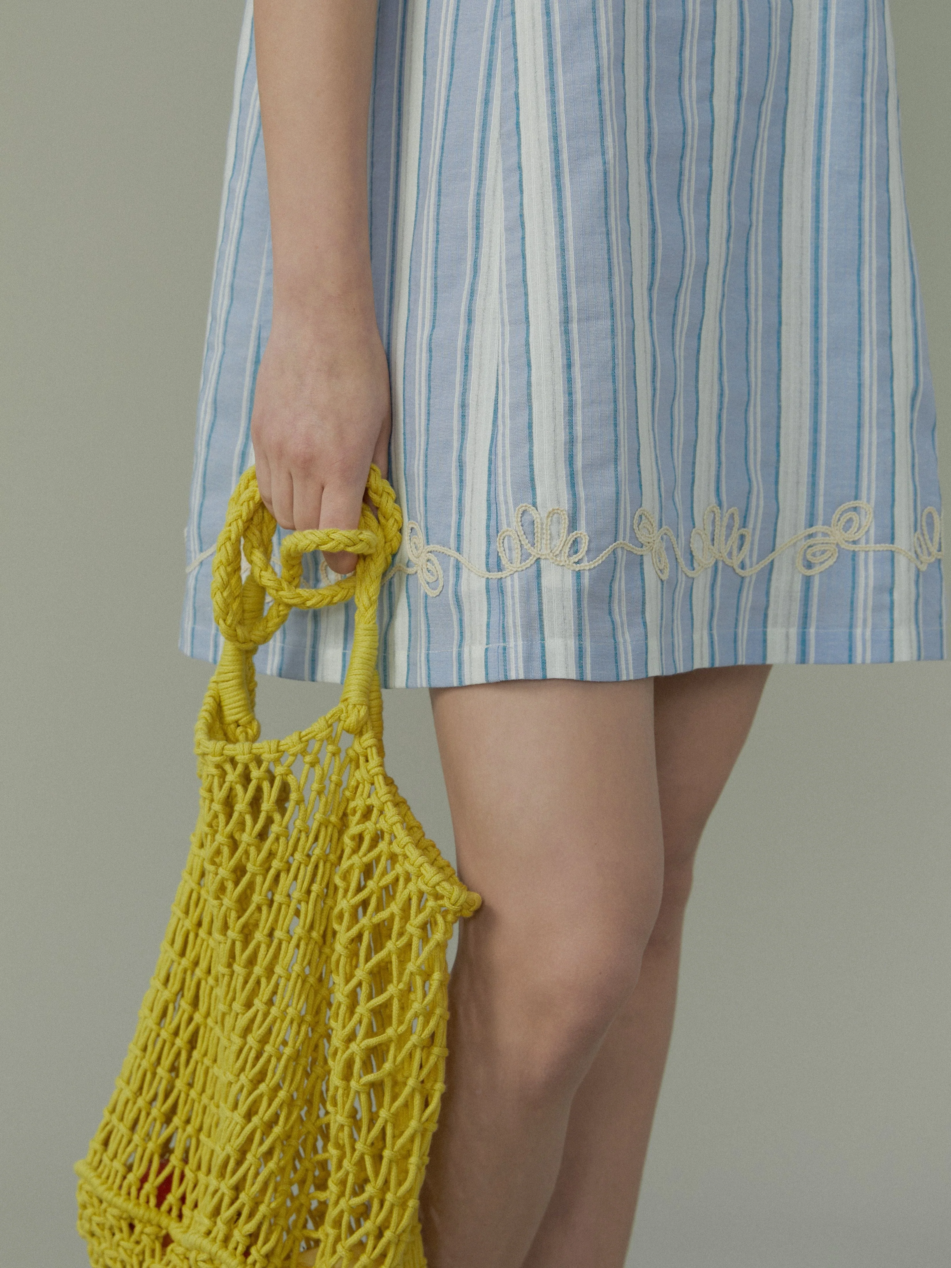 Embroidered Sleeveless Dress - Image 5