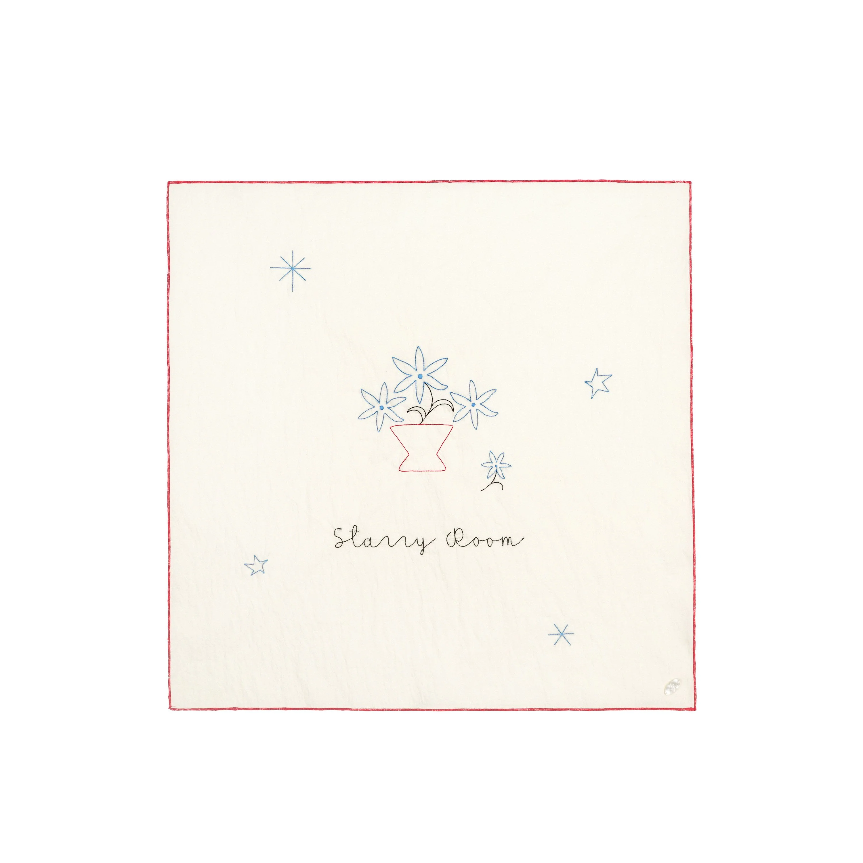 Embroidered Square Scarf - Image 6