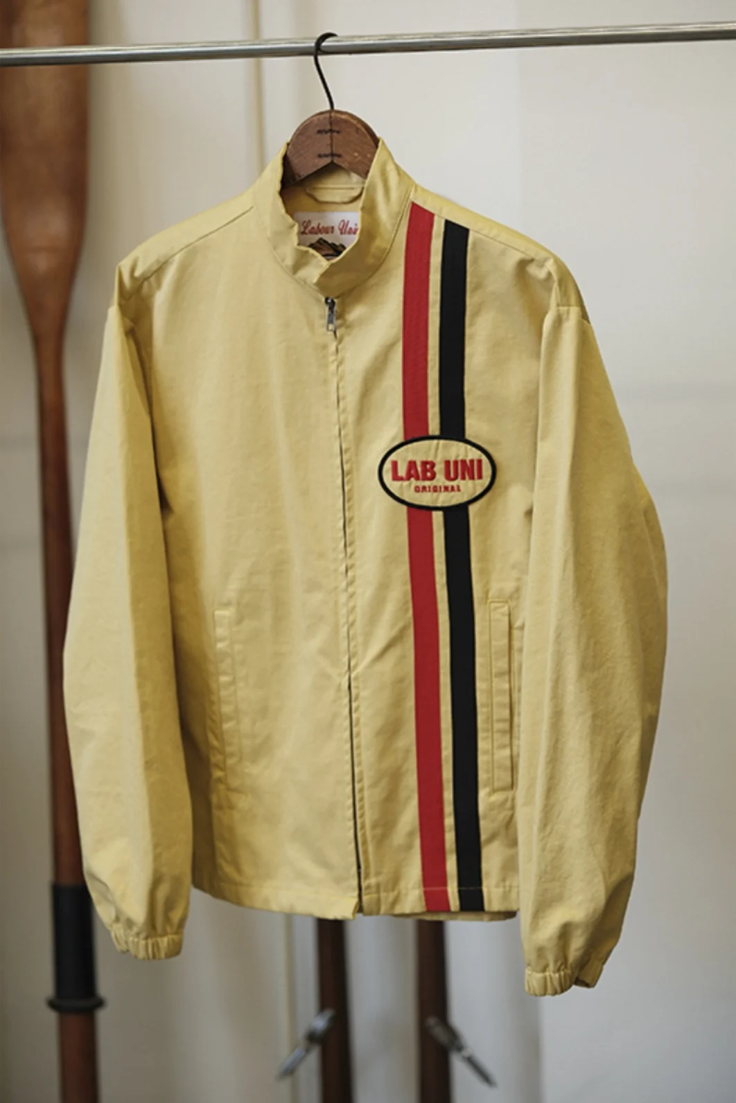 Embroidered Stand Collar Track Jacket - Image 5