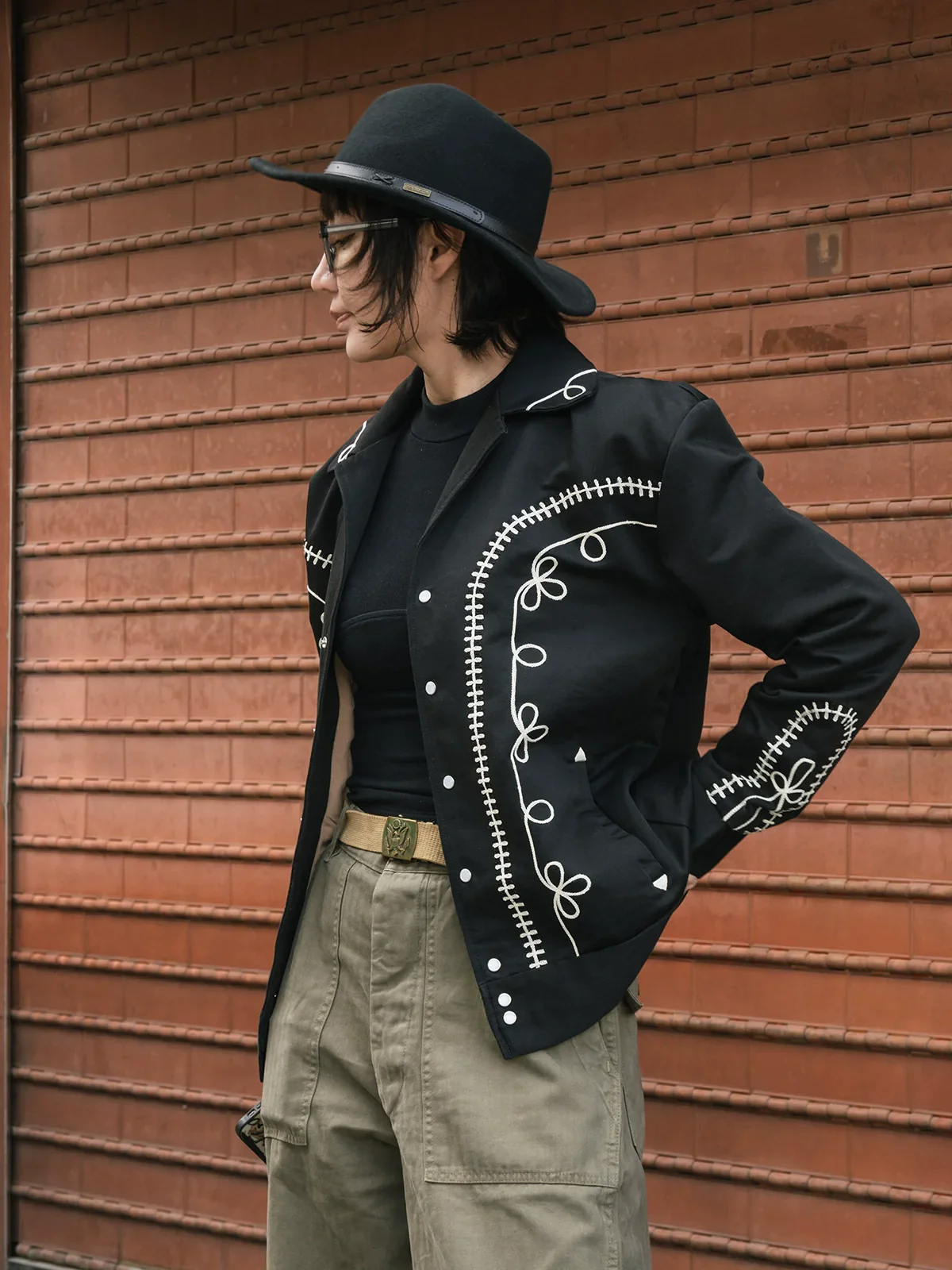 Embroidered Western Bolero Jacket - Image 4