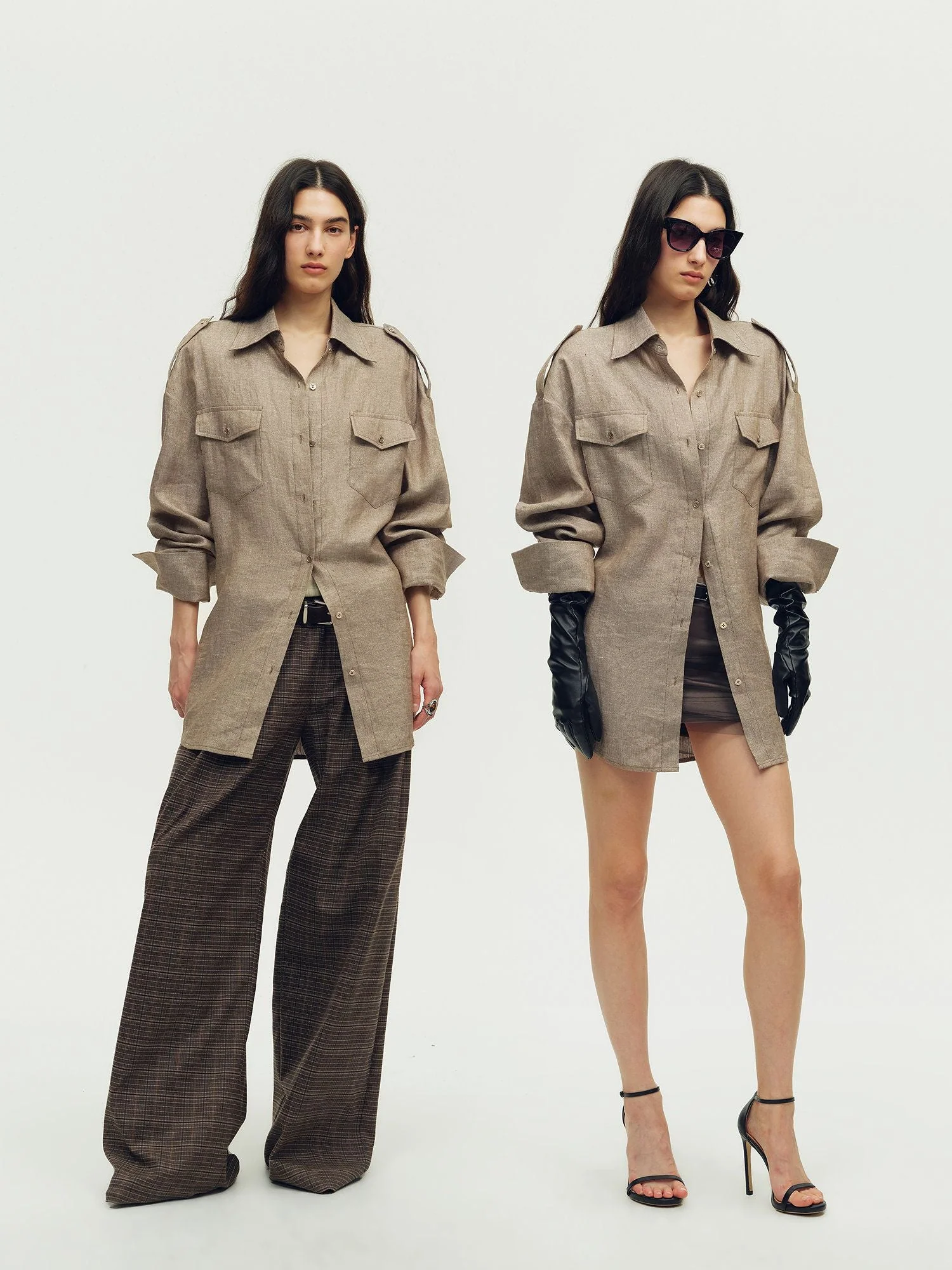 Epaulet Utility Shirt